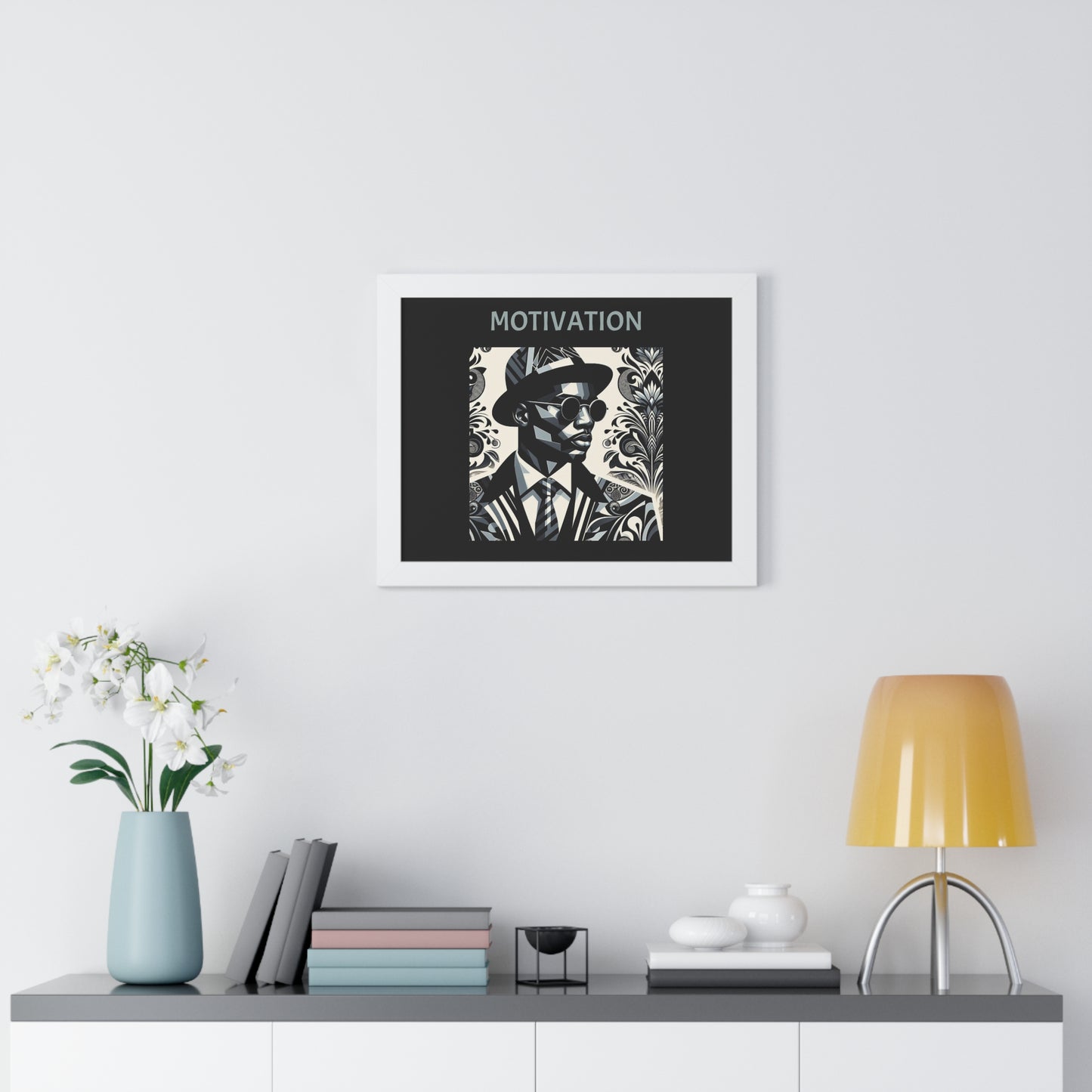 Motivational Framed Poster | Wall Art, Home Decor, Inspirational Gift, Office Decor, Modern Artwork