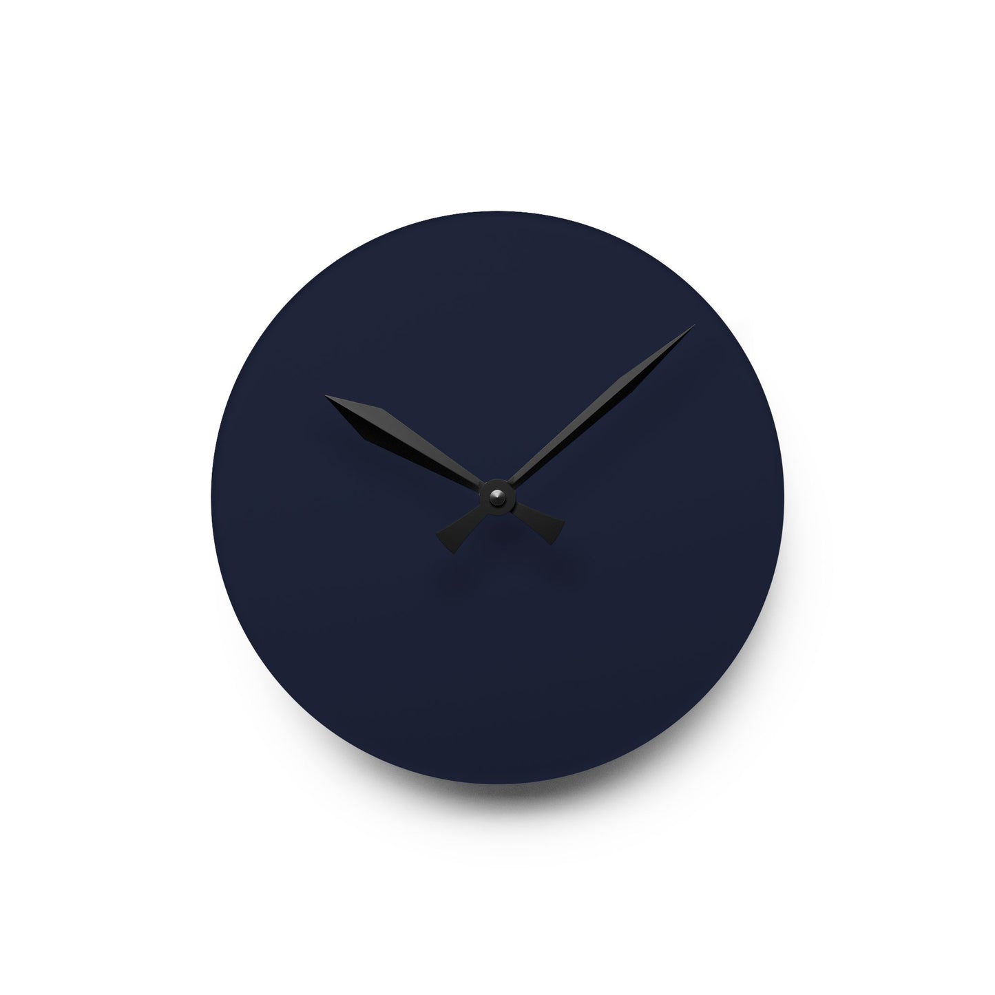 Modern Lunar Midnight Minimalist Acrylic Wall Clock – Chic Home Decor, Gift for Housewarming, Birthday, Unique Wall Art, Elegant Timepiece