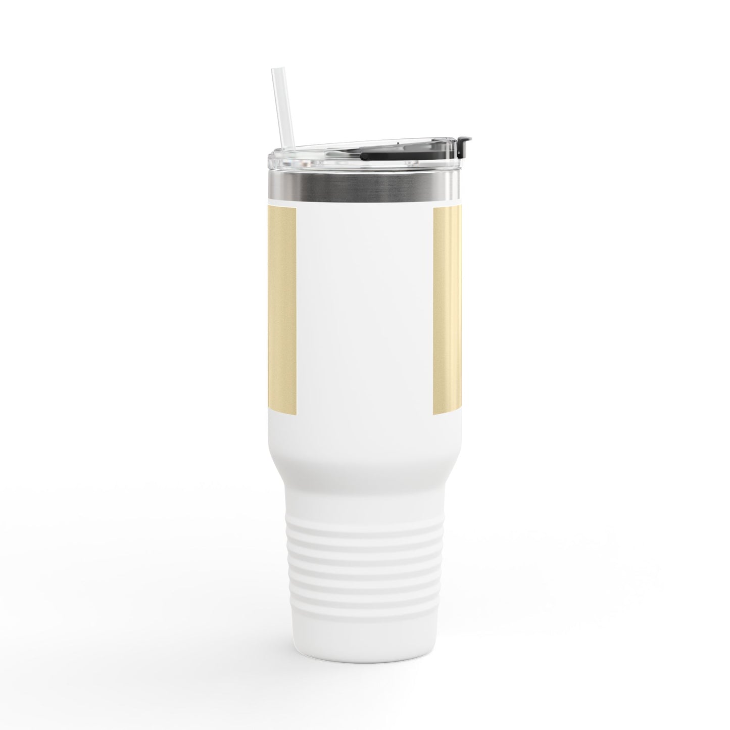 Vanilla Wheat 40oz Insulated Travel Mug | Customizable Hot & Cold Drink Tumbler | Perfect Gift for Travelers, Coffee Lovers, Road Trips, Holidays