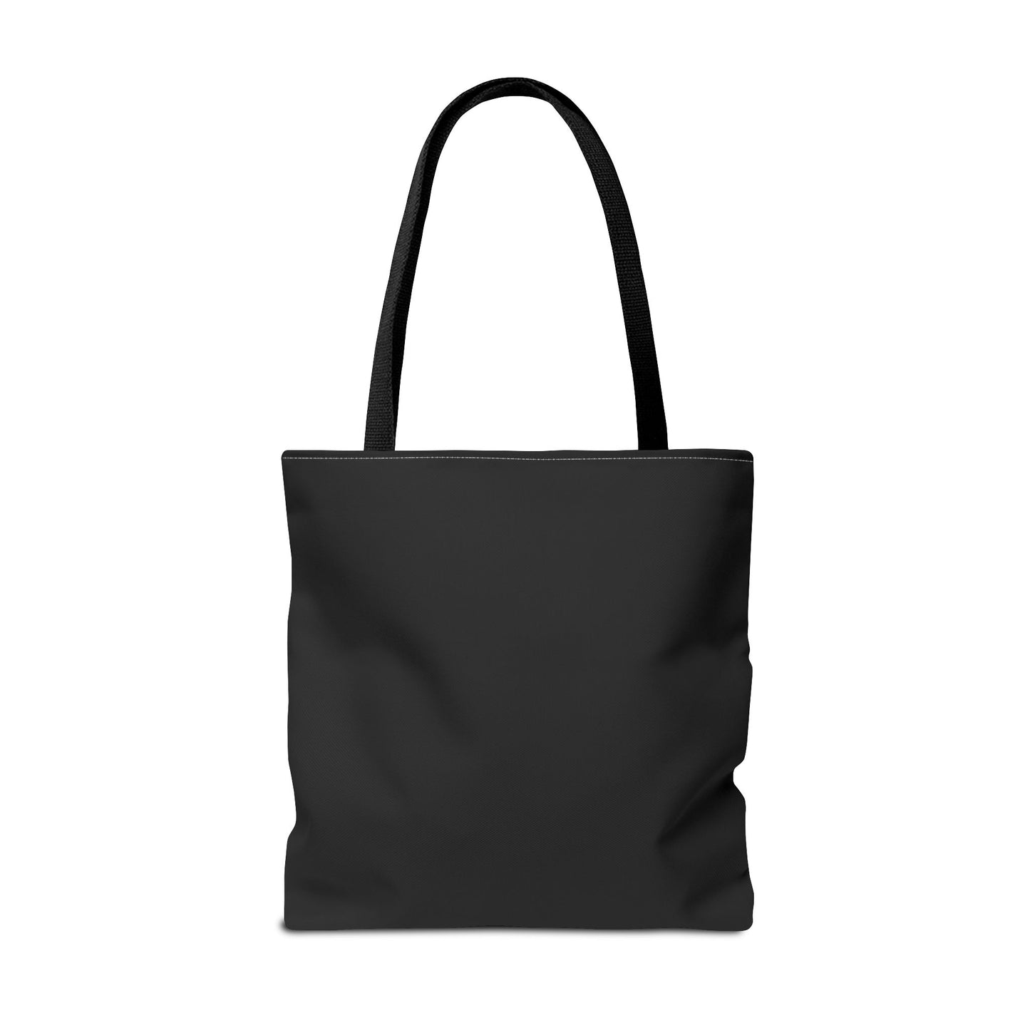 Stylish Black All-Over Print Tote Bag, Eco-Friendly Shopping Bag, Beach Tote, Gift for Her, Everyday Carryall
