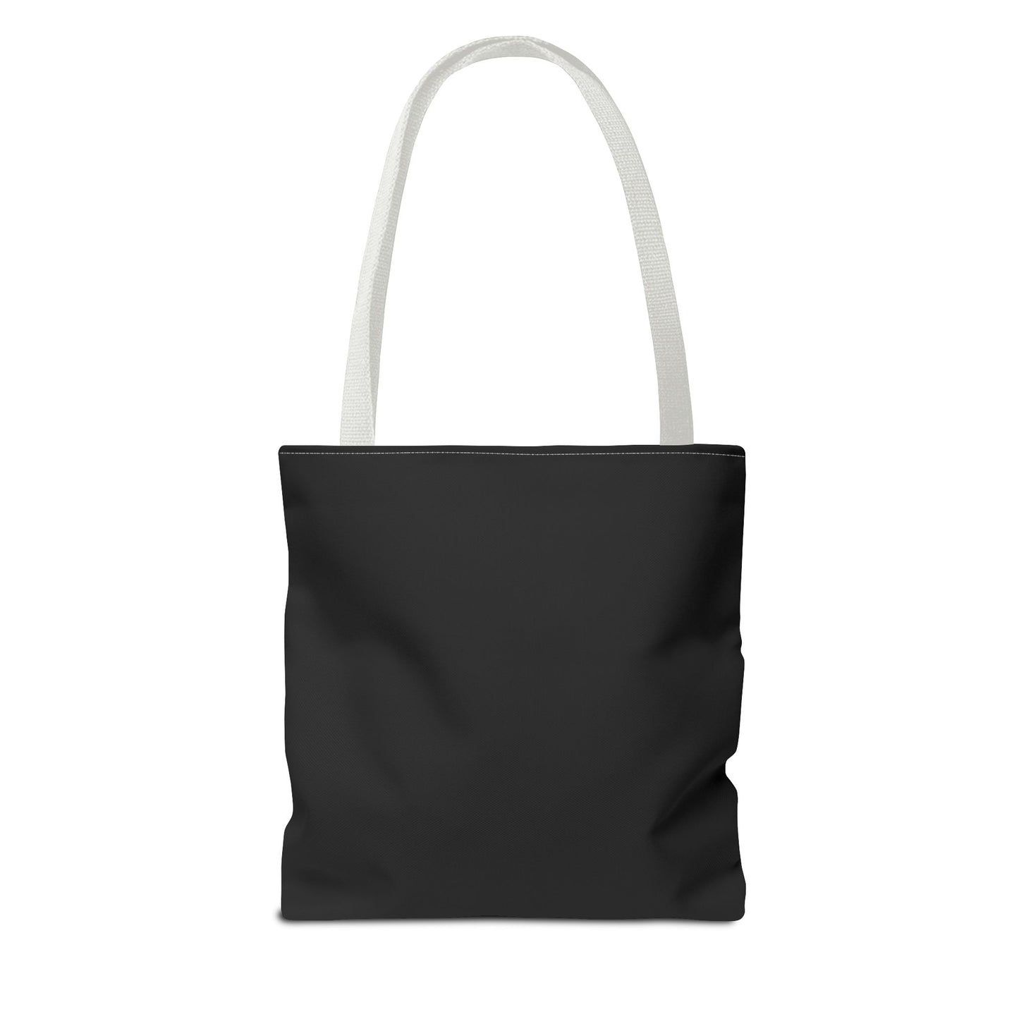 Stylish Black All-Over Print Tote Bag, Eco-Friendly Shopping Bag, Beach Tote, Gift for Her, Everyday Carryall