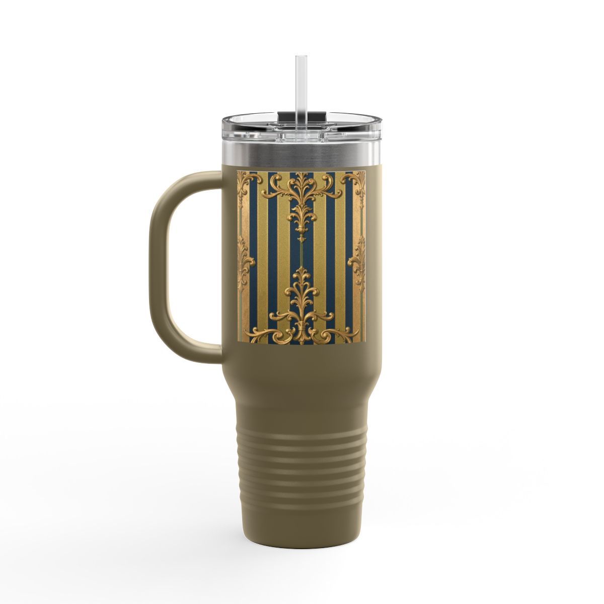 Elegant Insulated Travel Mug, 40oz - Stylish Thermal Cup for Hot or Cold Beverages, Perfect for Travel, Gifts, and Everyday Use