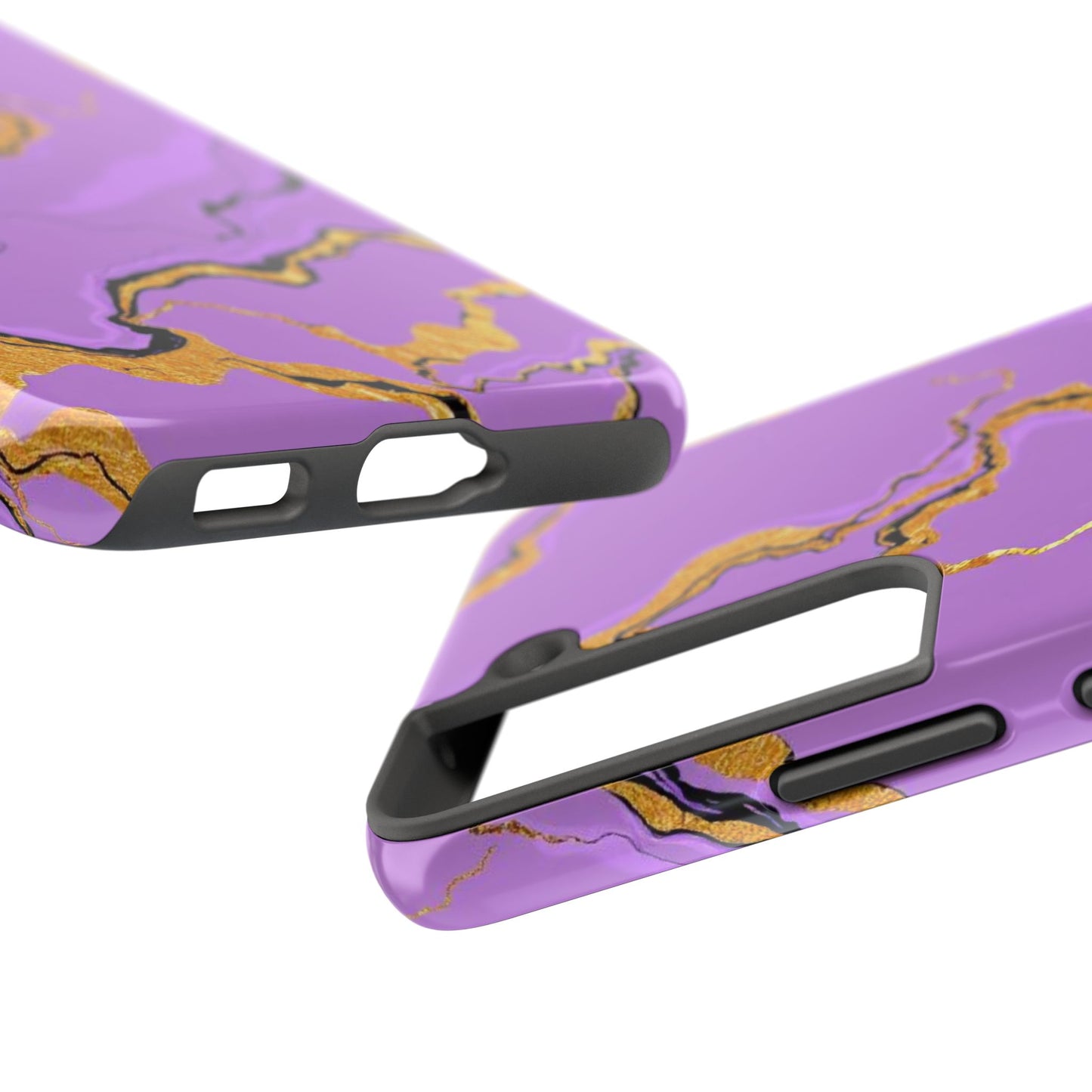 Stylish Tough Phone Cases with Purple Marble Design, Protective Phone Cases, Trendy Phone Accessories, Gift for Her, Unique Phone Cover