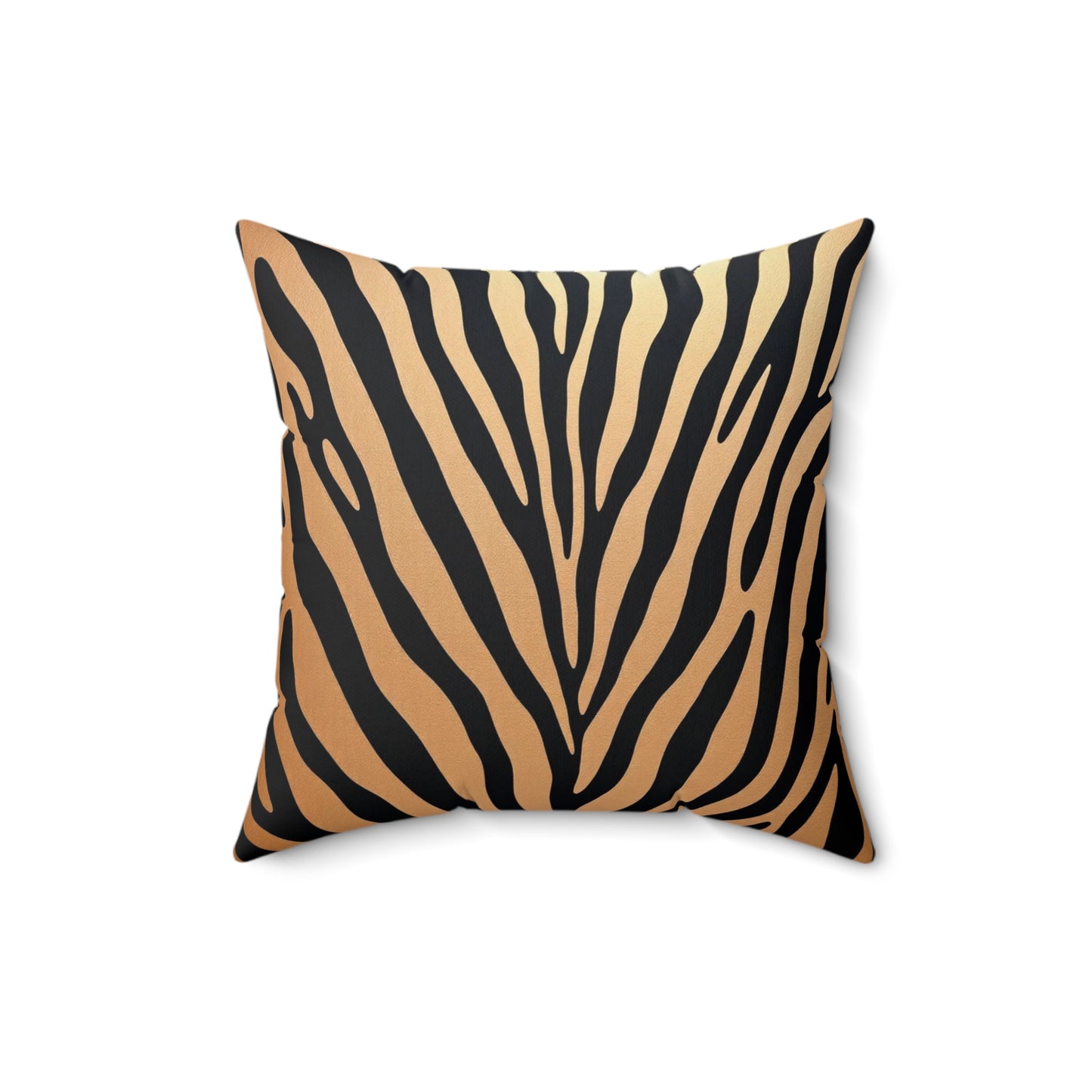 Chic Zebra Stripe Square Pillow - Stylish Home Décor