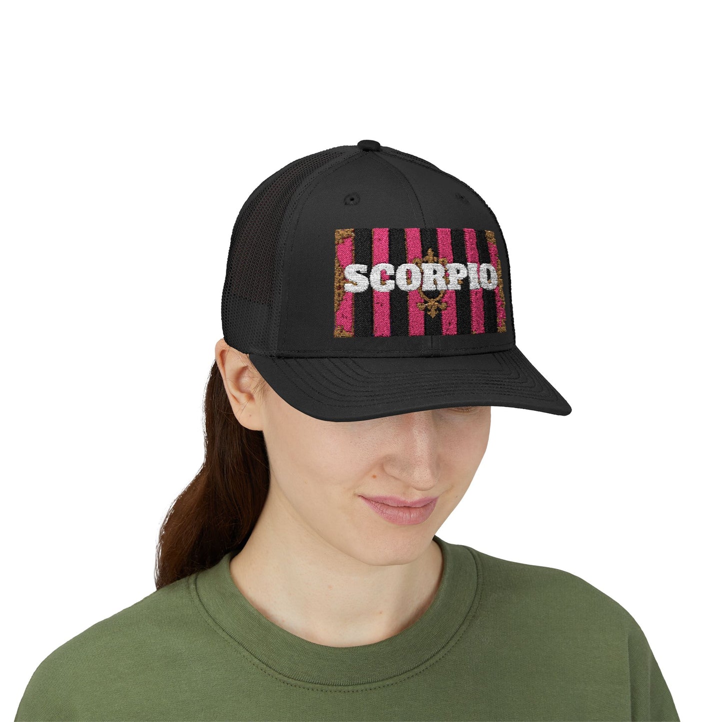Scorpio Snapback Trucker Cap | Zodiac Hat, Astrology Gift, Trendy Cap for Astrology Lovers, Summer Style, Unique Birthday Gift