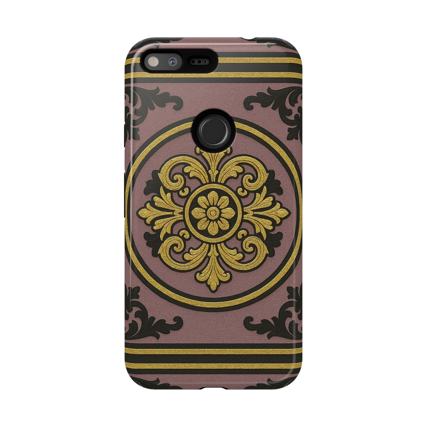 Gilded Mauve With Gold-Black Baroque Tough Cases