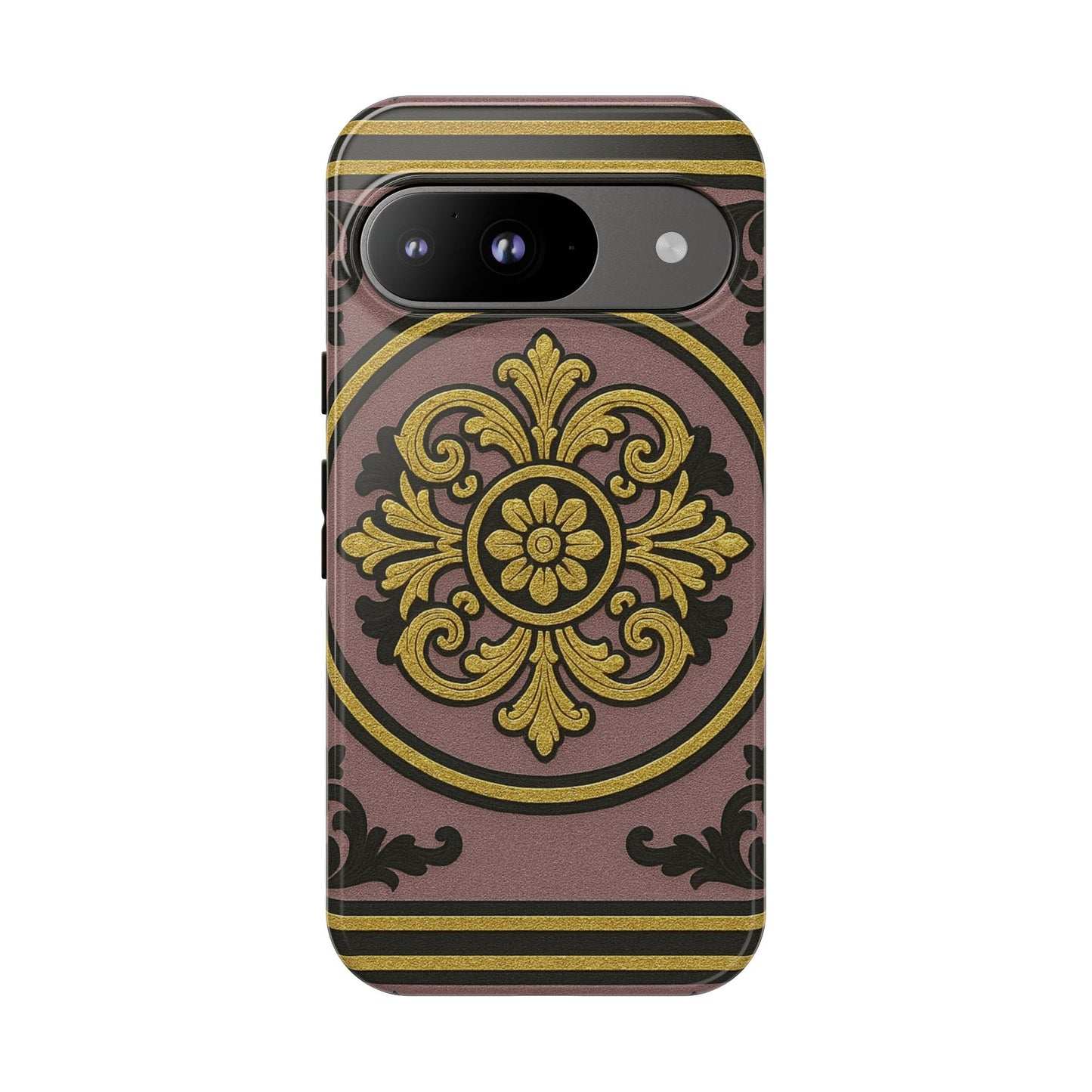 Gilded Mauve With Gold-Black Baroque Tough Cases