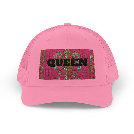 Queen Sparkle Snapback Trucker Cap | Trendy Fashion Hat | Perfect Gift for Festivals, Parties, Summer Vibes, Outdoor Adventures, Unique Style