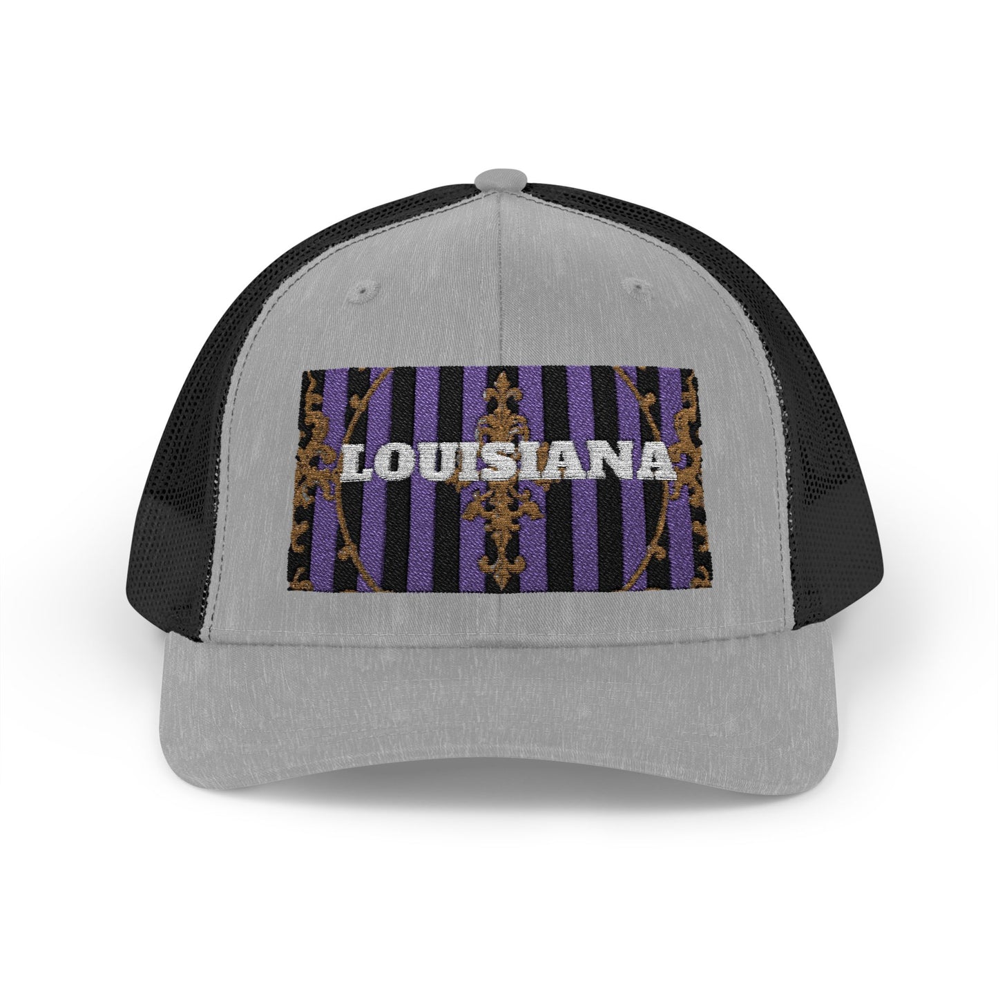 Louisiana Pride Snapback Trucker Cap | Festival Hat, Outdoor Accessory, Summer Style, Unique Gift for Travelers, Sports Enthusiasts