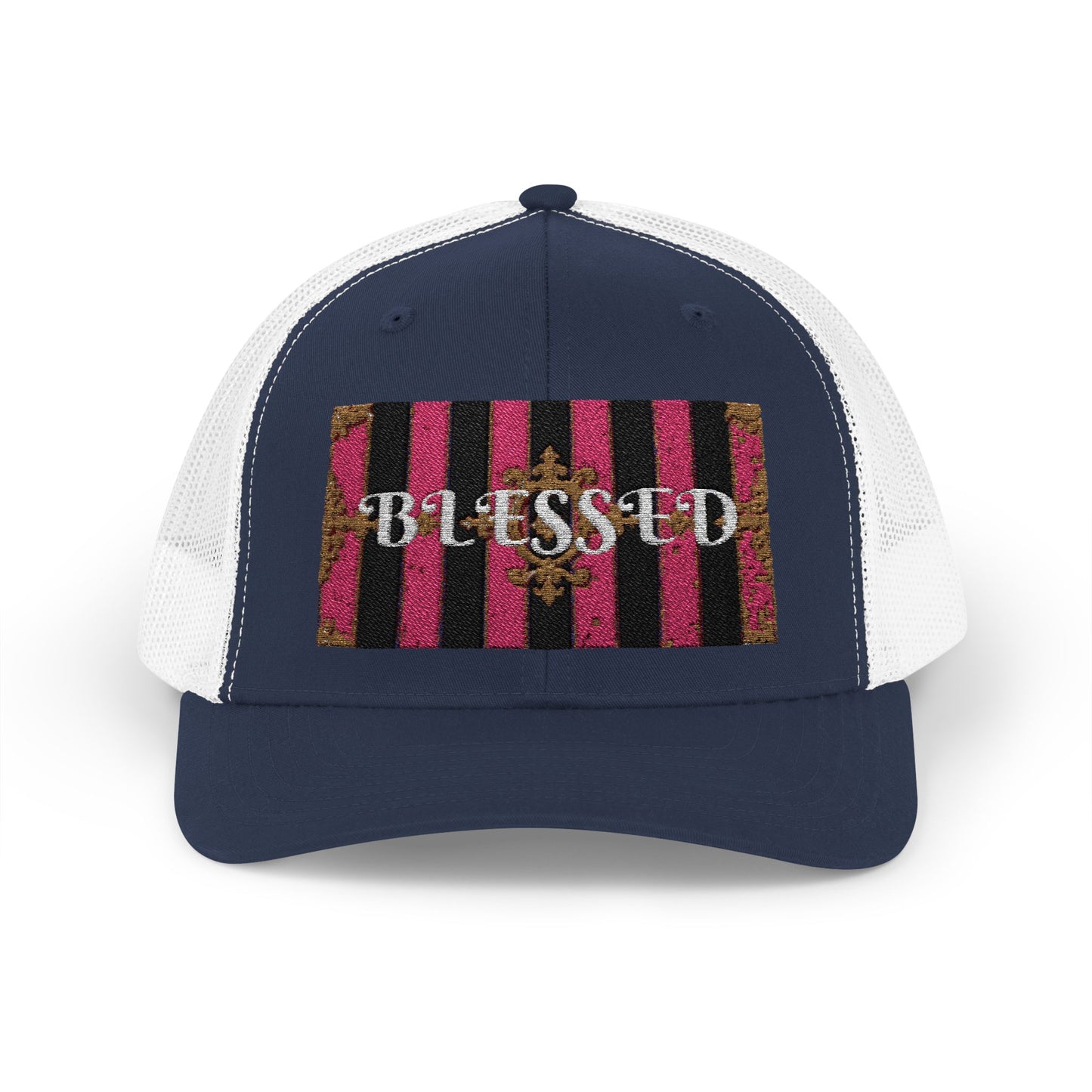 Blessed Snapback Trucker Cap, Inspirational Hat, Casual Headwear, Faith-Based Gift, Trendy Accessory, Ideal for Daily Wear
