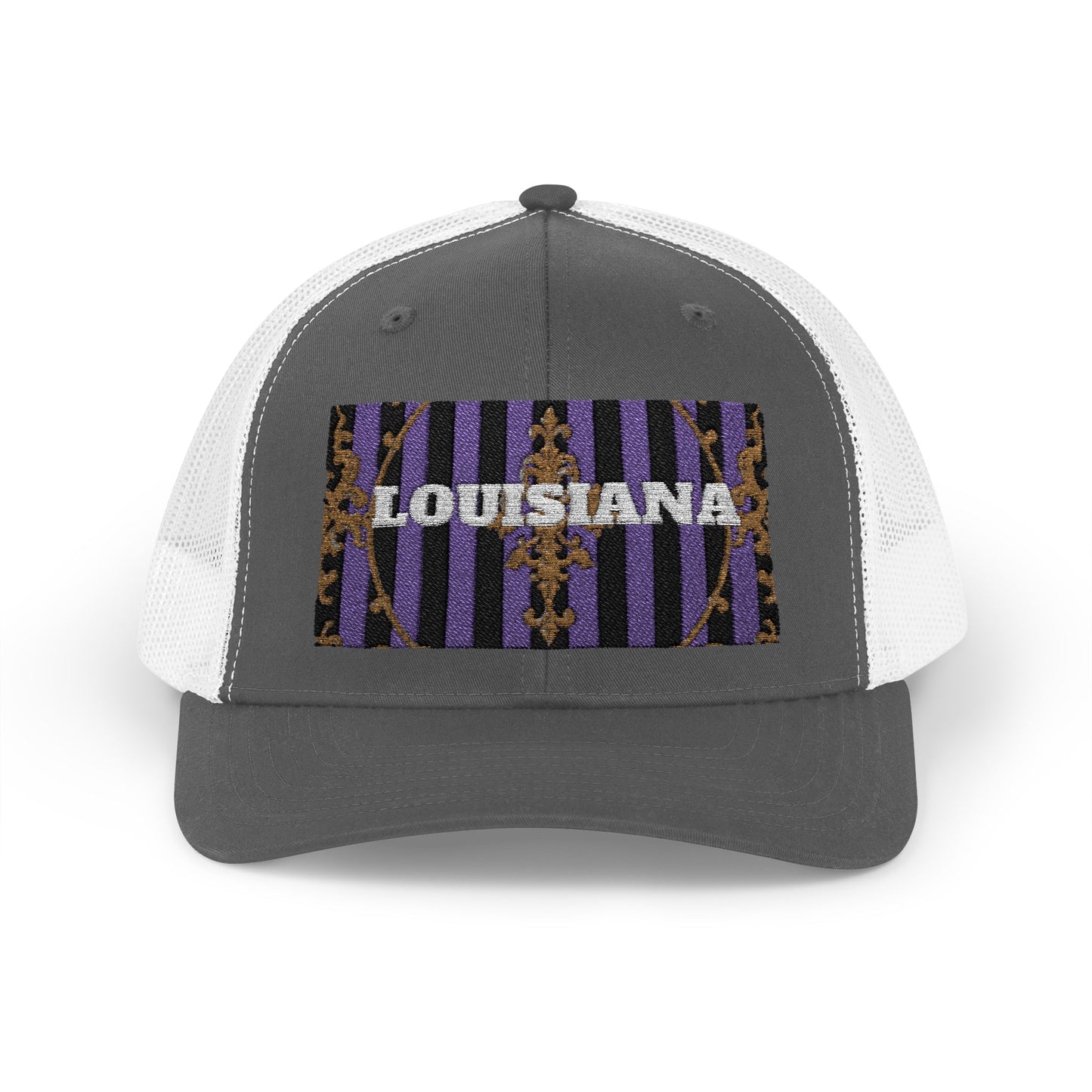 Louisiana Pride Snapback Trucker Cap | Festival Hat, Outdoor Accessory, Summer Style, Unique Gift for Travelers, Sports Enthusiasts