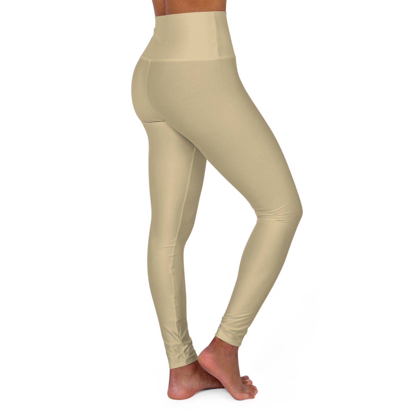 Vanilla Wheat High Waisted Yoga Leggings - Stylish Activewear for Fitness Enthusiasts, Perfect for Gym, Yoga, Pilates, Casual Wear, & Daily Comfort