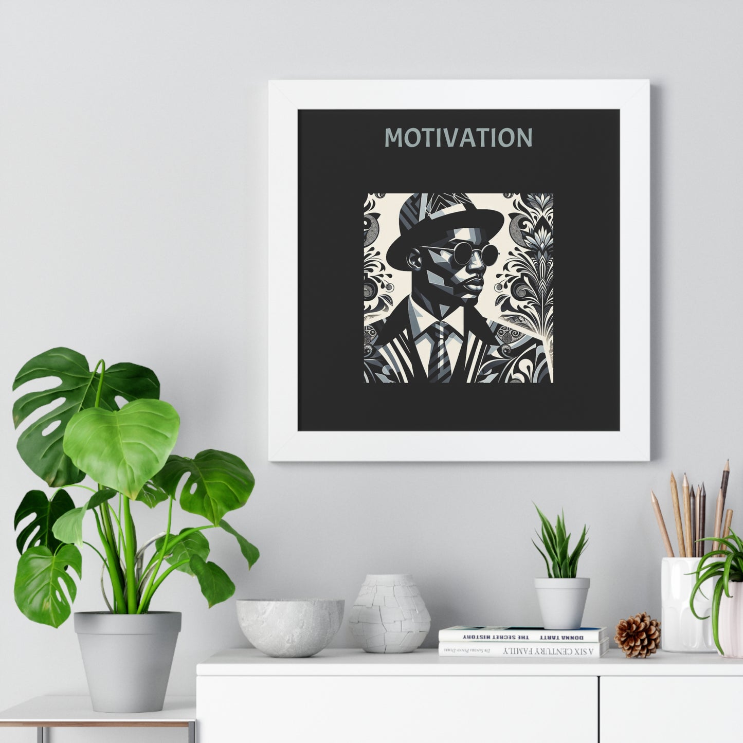 Motivational Framed Poster | Wall Art, Home Decor, Inspirational Gift, Office Decor, Modern Artwork