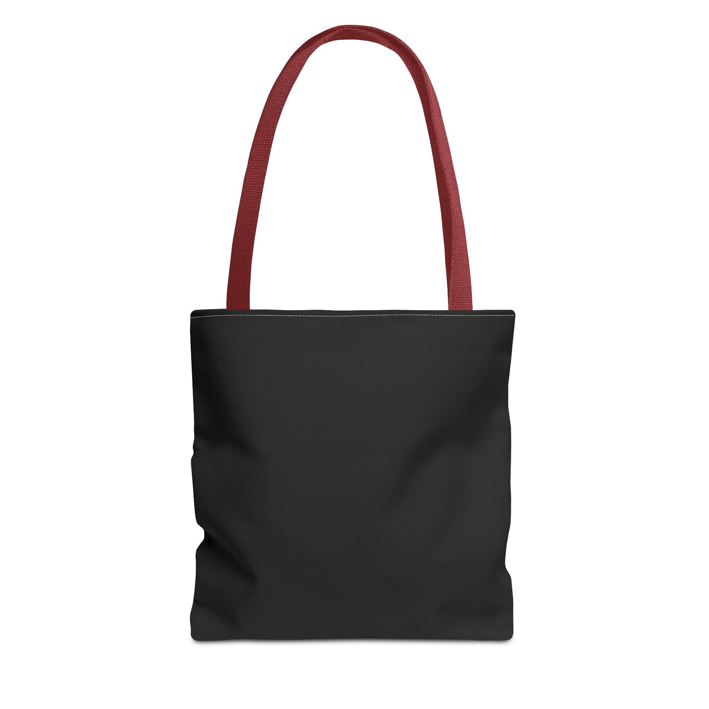 Stylish Black All-Over Print Tote Bag, Eco-Friendly Shopping Bag, Beach Tote, Gift for Her, Everyday Carryall