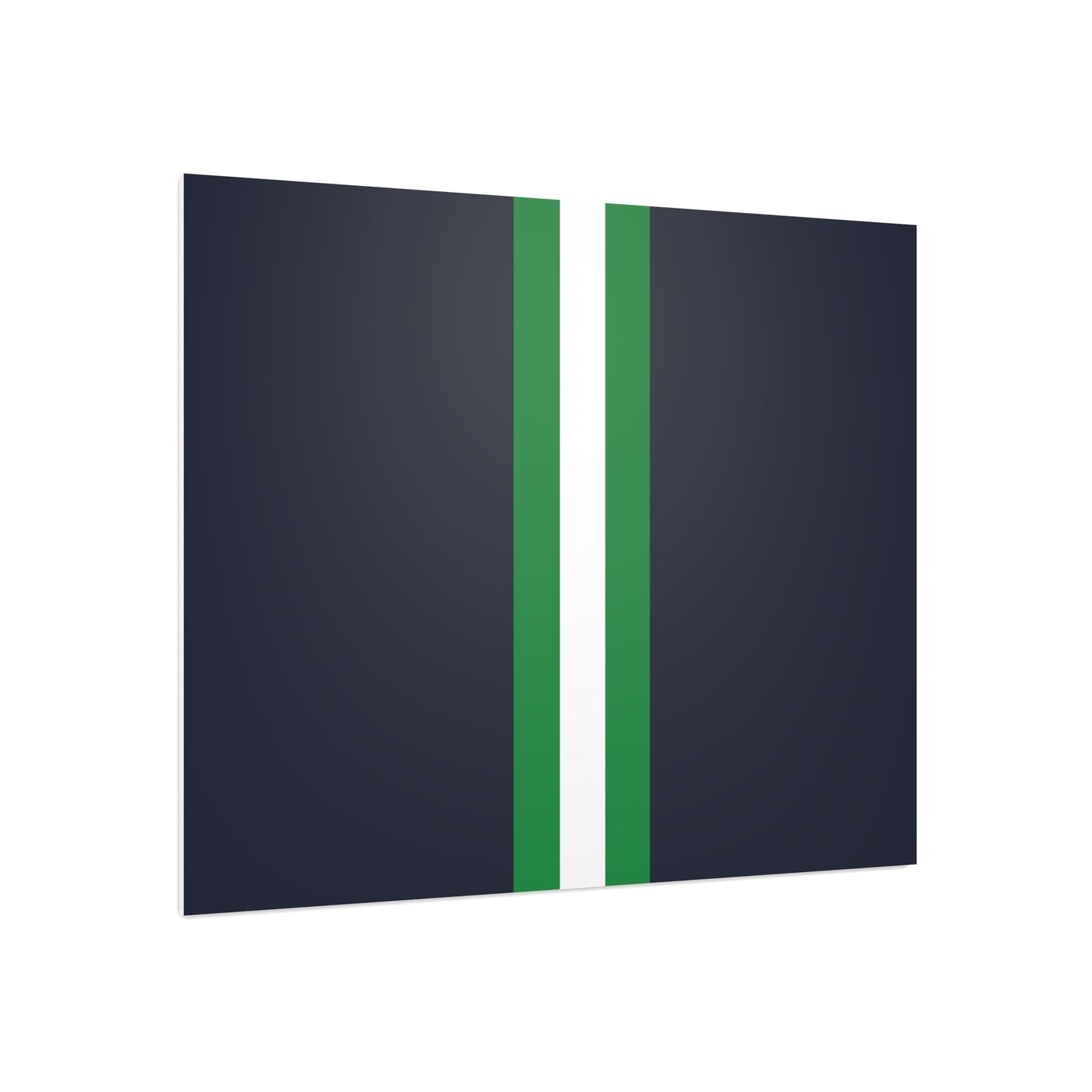 Lunar Midnight & Green-White Striped Foam Board Display, Wall Art Decor, Classroom Sign, Photo Background, Custom Art Board