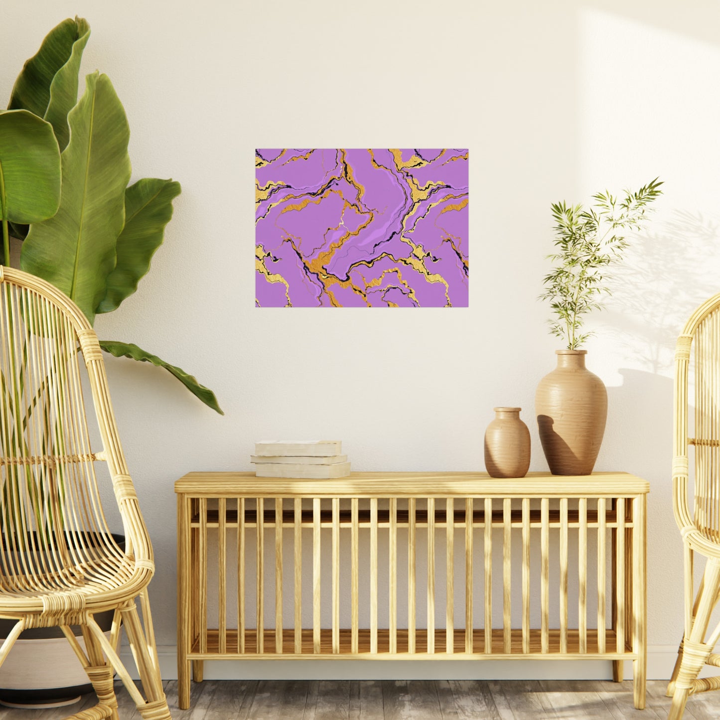 Lavender Marble Foam Board Decor, Stylish Wall Art, Home Office Decor, Unique Gift, Art Display Board