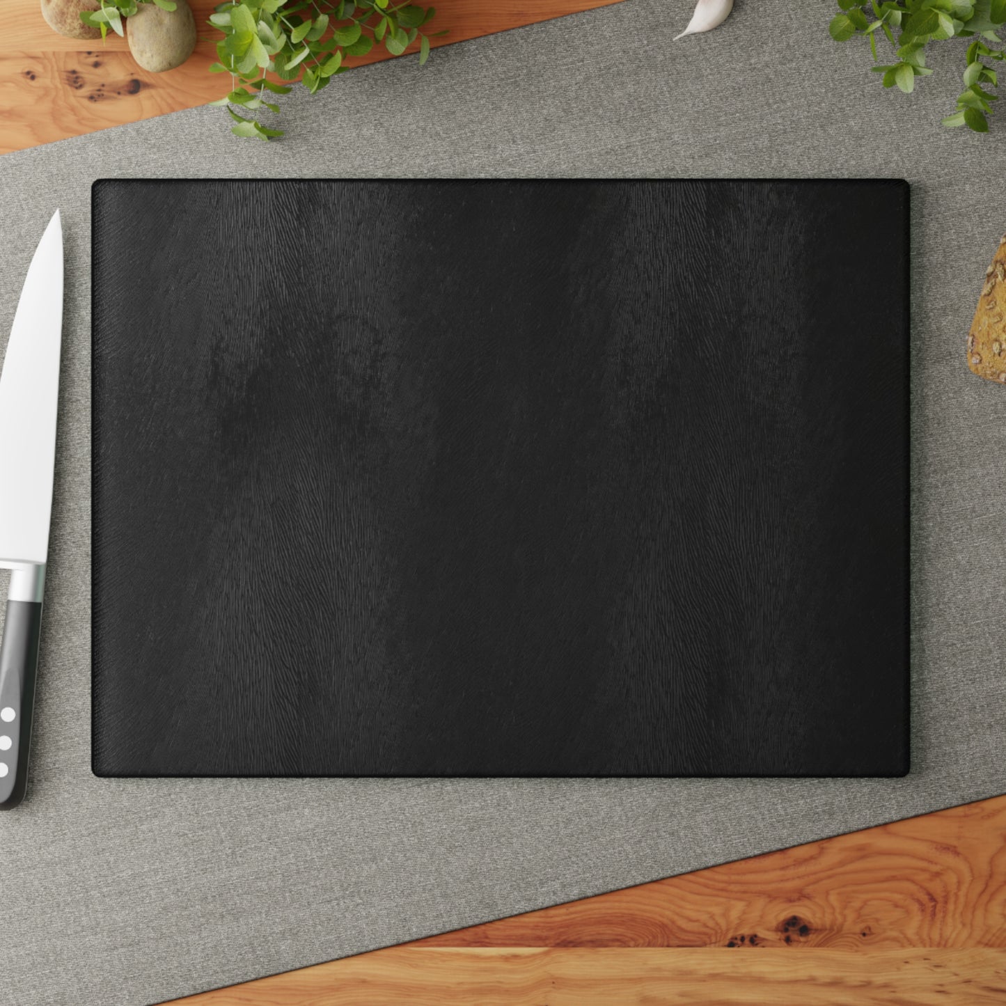 Stylish Black Glass Cutting Board for Culinary Enthusiasts, Kitchen Decor, Home Chef Gift, Personalized Kitchenware, Holiday Gift