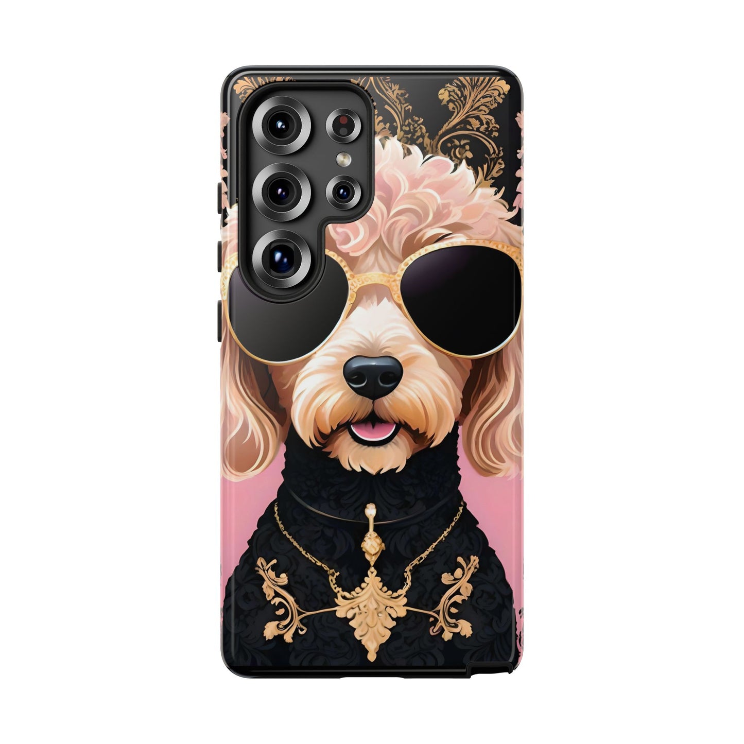 Phone Case - Golden Doodle In Sunglasses Tough Case