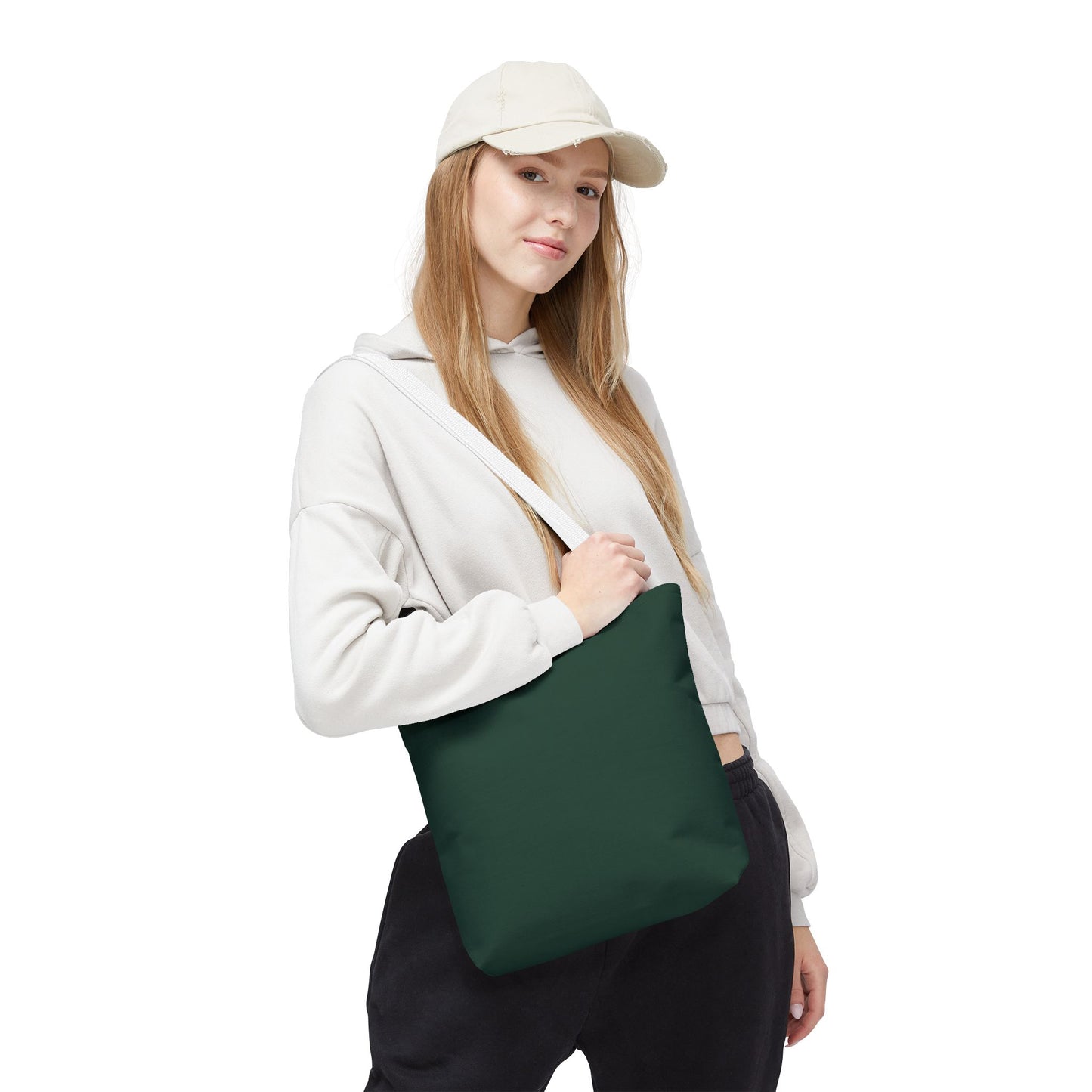 Stylish Midnight Green All-Over Print Tote Bag for Everyday Use, Eco-Friendly Shopping Bag, Beach Tote, Gift for Her, Fashion Accessories