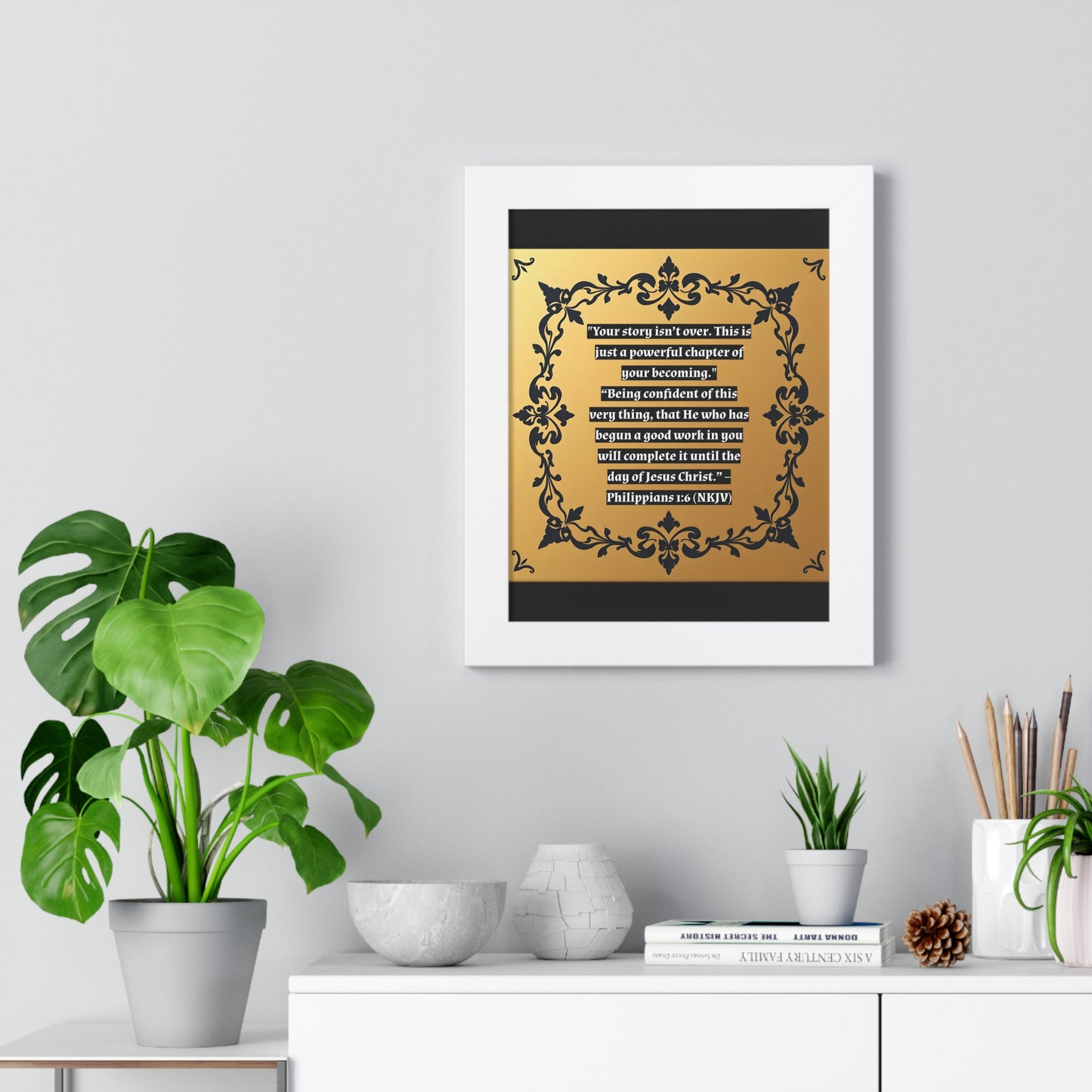 Vertical Poster - 'Your story isn't over' Wall Art