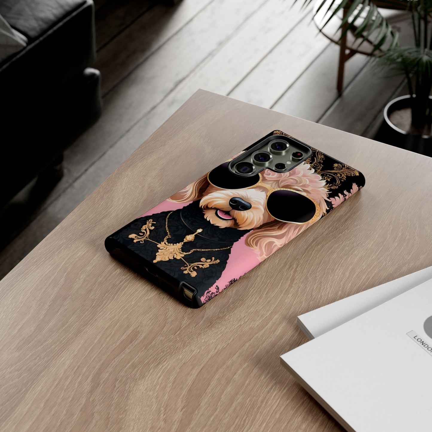 Phone Case - Golden Doodle In Sunglasses Tough Case