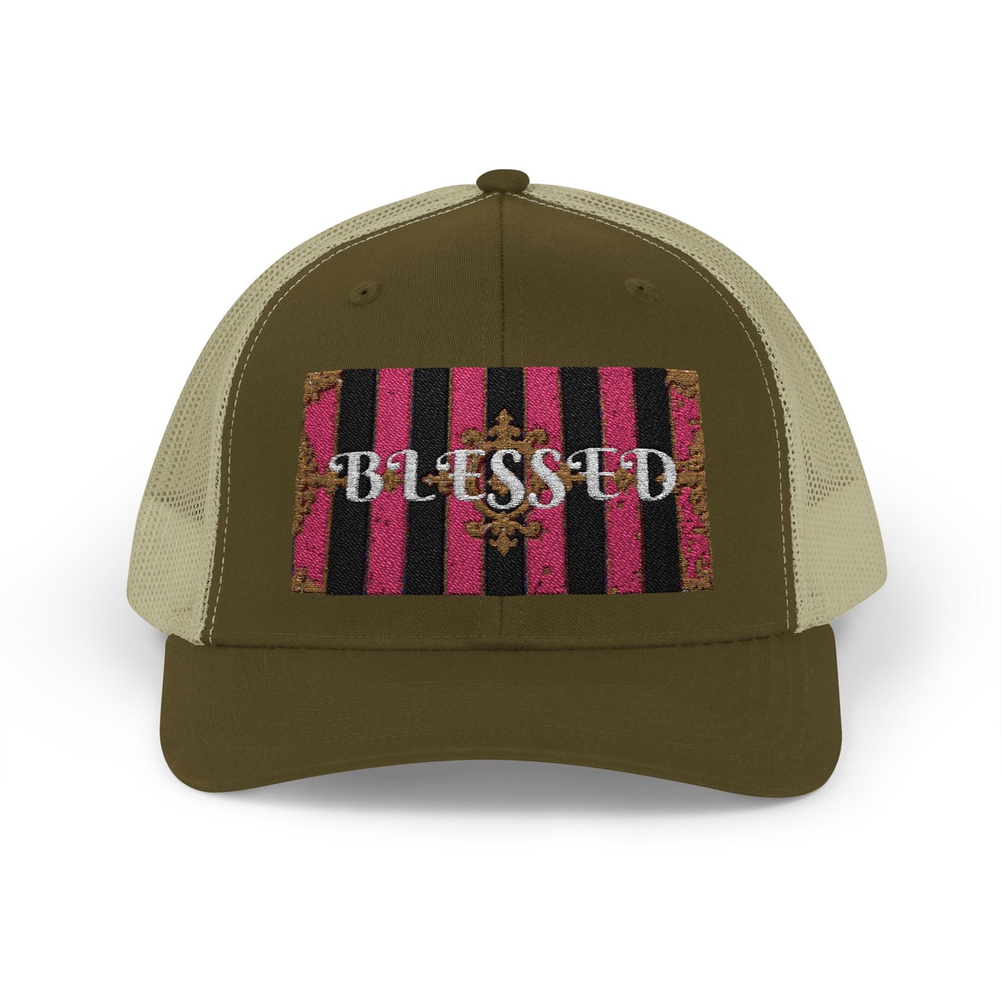 Blessed Snapback Trucker Cap, Inspirational Hat, Casual Headwear, Faith-Based Gift, Trendy Accessory, Ideal for Daily Wear