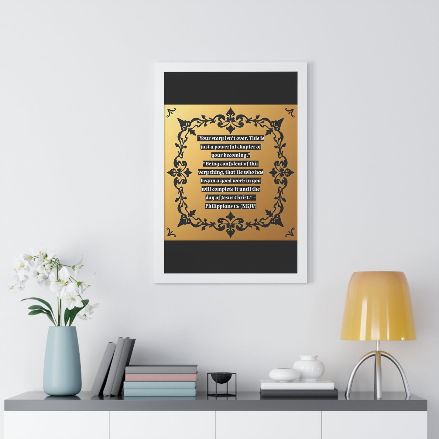 Vertical Poster - 'Your story isn't over' Wall Art