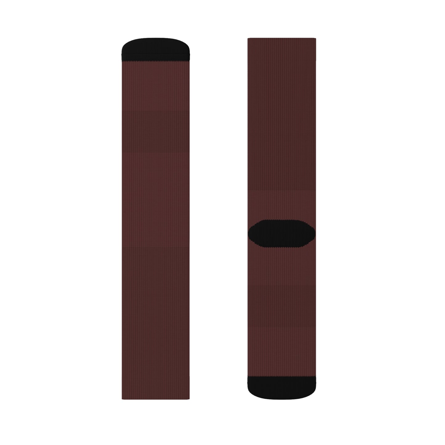 Stylish Brown Merlot Sublimation Socks for Comfort and Fashion, Gifts for Her, Layering Accessories, Personalized Hosiery, Trendy Everyday Wear