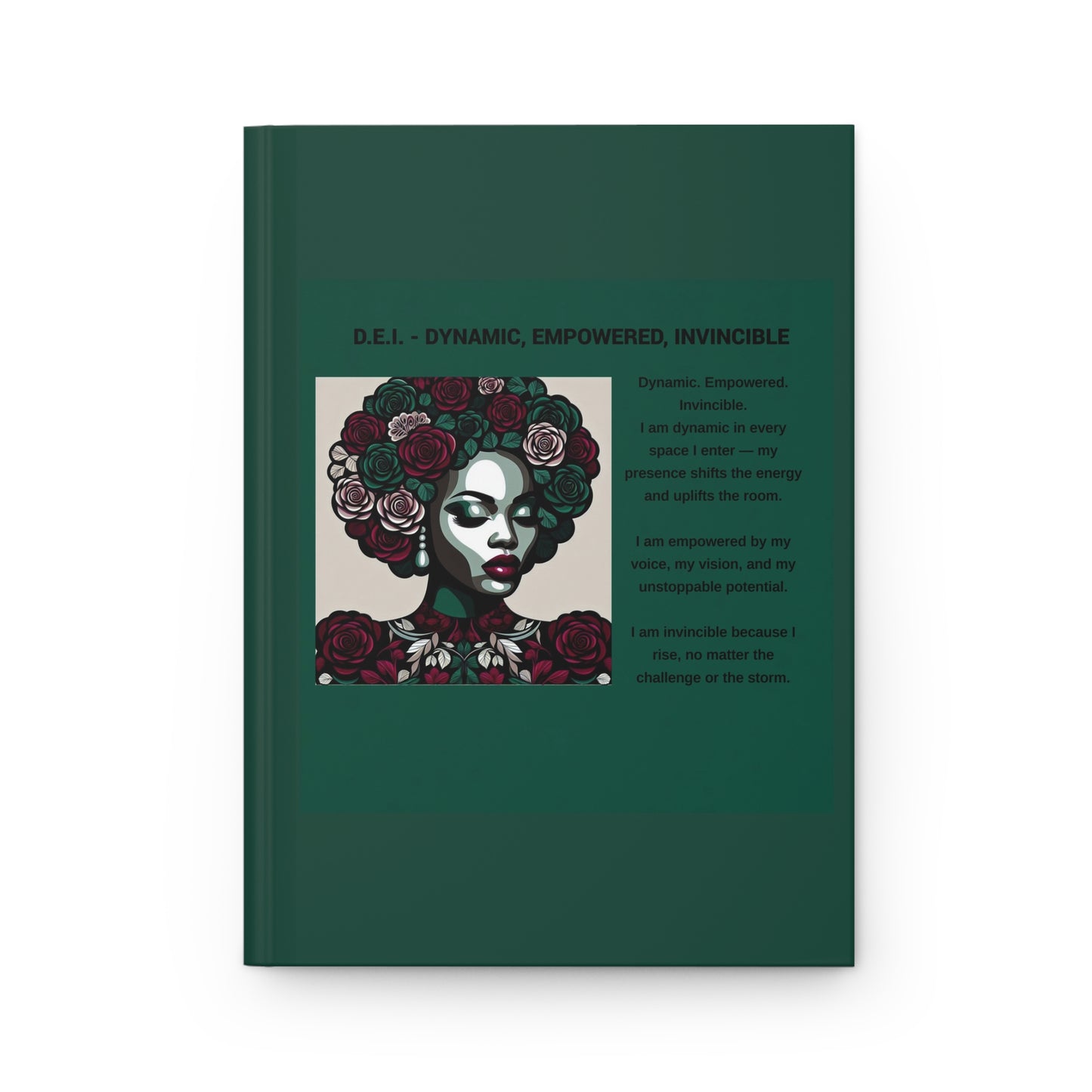 Empowered Woman Journal - Dynamic, Empowered, Invincible Design