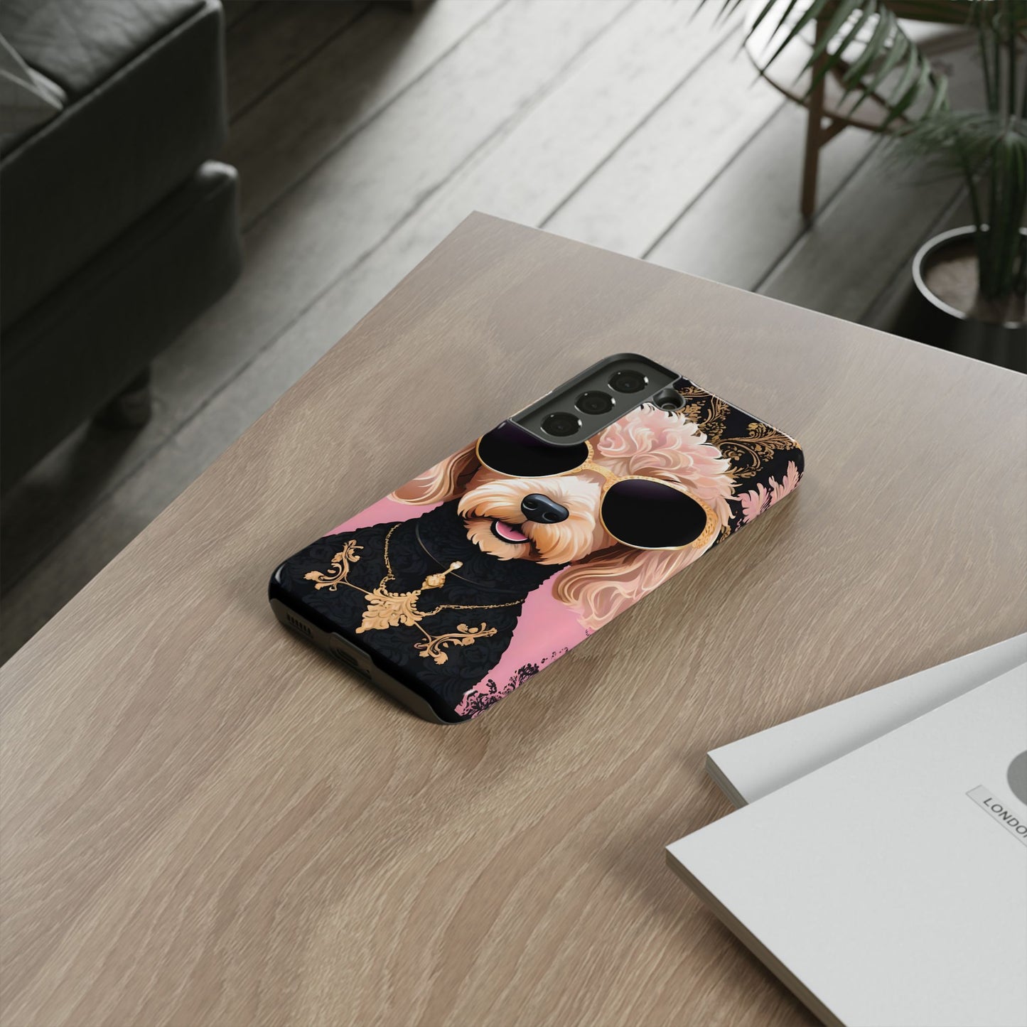 Phone Case - Golden Doodle In Sunglasses Tough Case