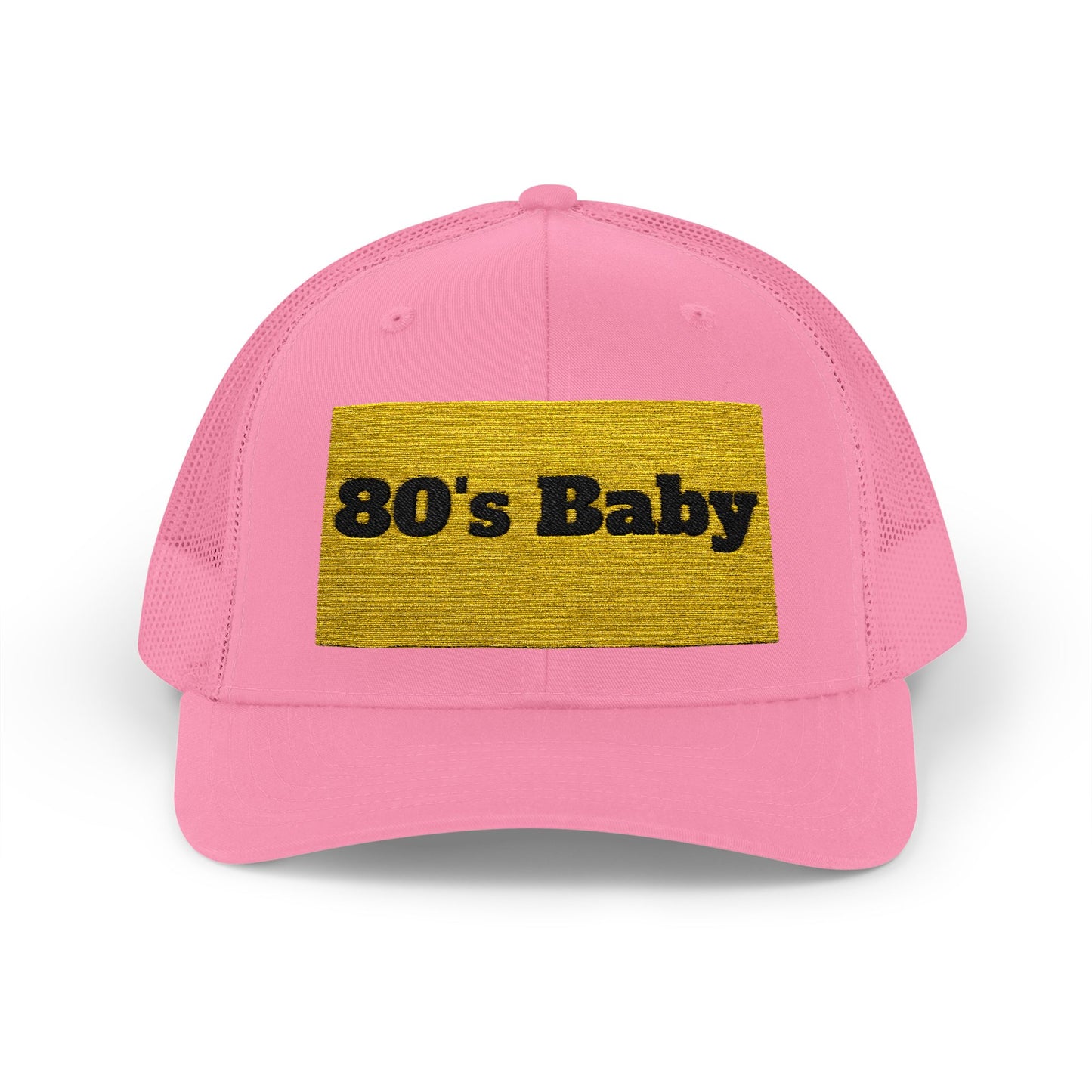 80's Baby Gold Snapback Trucker Cap - Retro Style Hat, Vintage Cap, Perfect for 80's Themed Parties, Gifts for Nostalgic Friends, Summer Fun