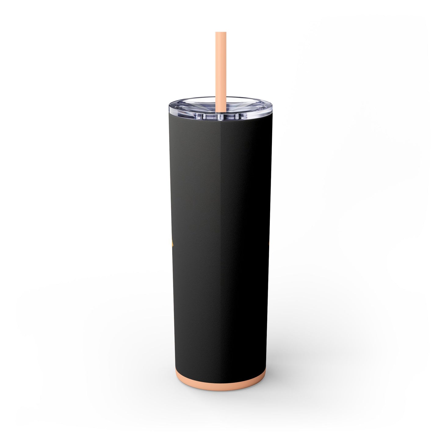 Elegant Gold Crown Skinny Tumbler with Straw, 20oz - Stylish Drinkware for Every Occasion, Royal Inspired, Ideal Gift for Her - Gold Crest