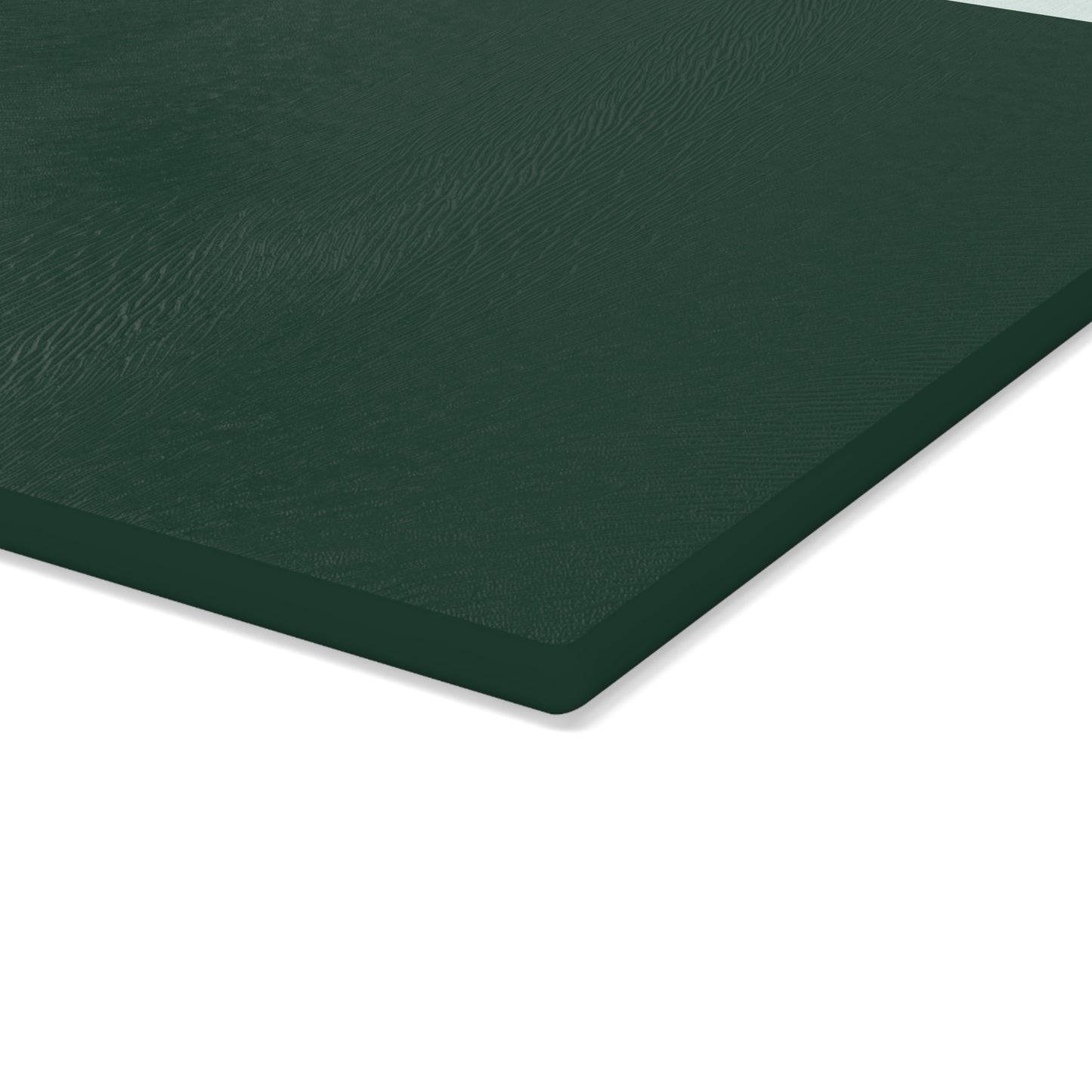 Elegant Midnight Green Custom Glass Cutting Board, Personalized Kitchen Décor, Wedding Gift, Housewarming, Culinary Gifting