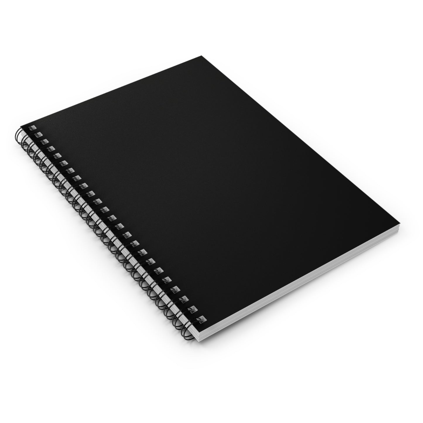 Elegant Black Ruled Spiral Notebook - Perfect for Journaling, School, or Sketching, Gifts, Teachers, Creative Writing, Productivity