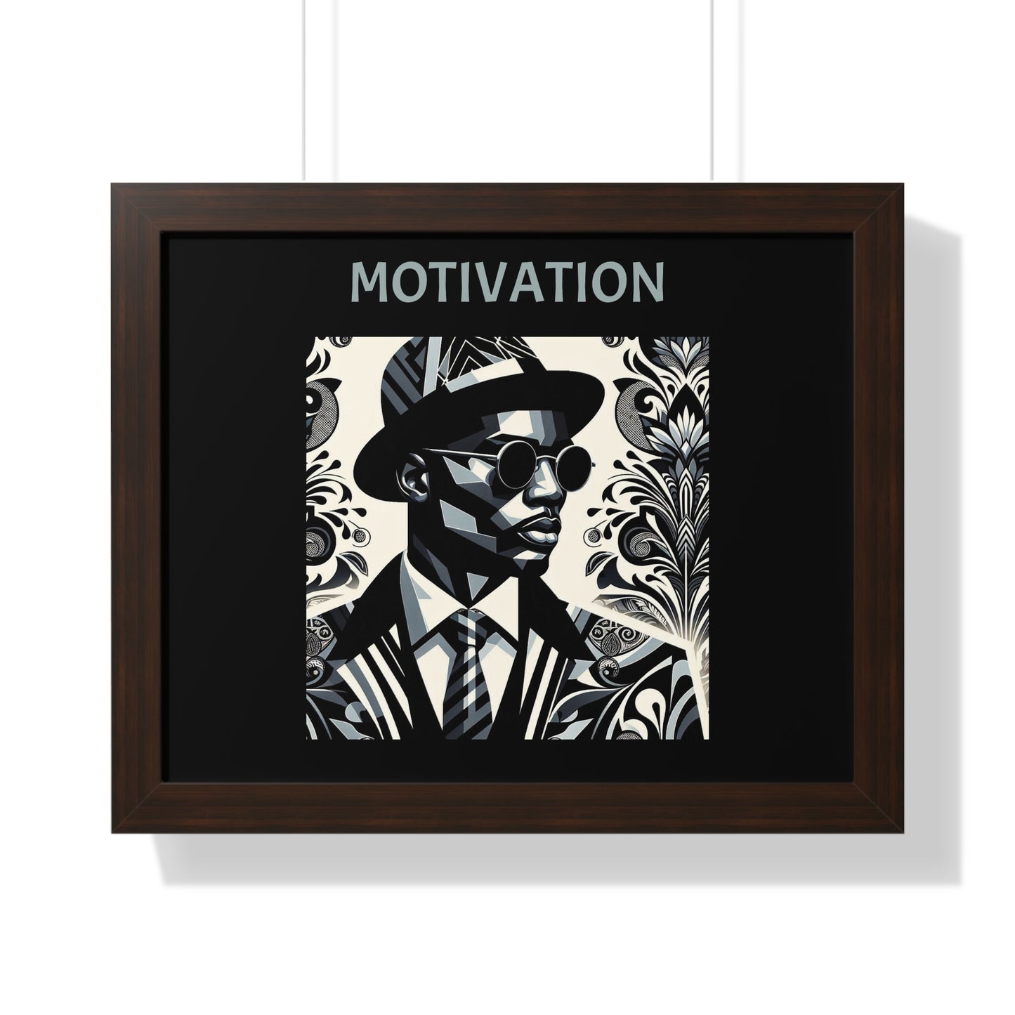 Motivational Framed Poster | Wall Art, Home Decor, Inspirational Gift, Office Decor, Modern Artwork