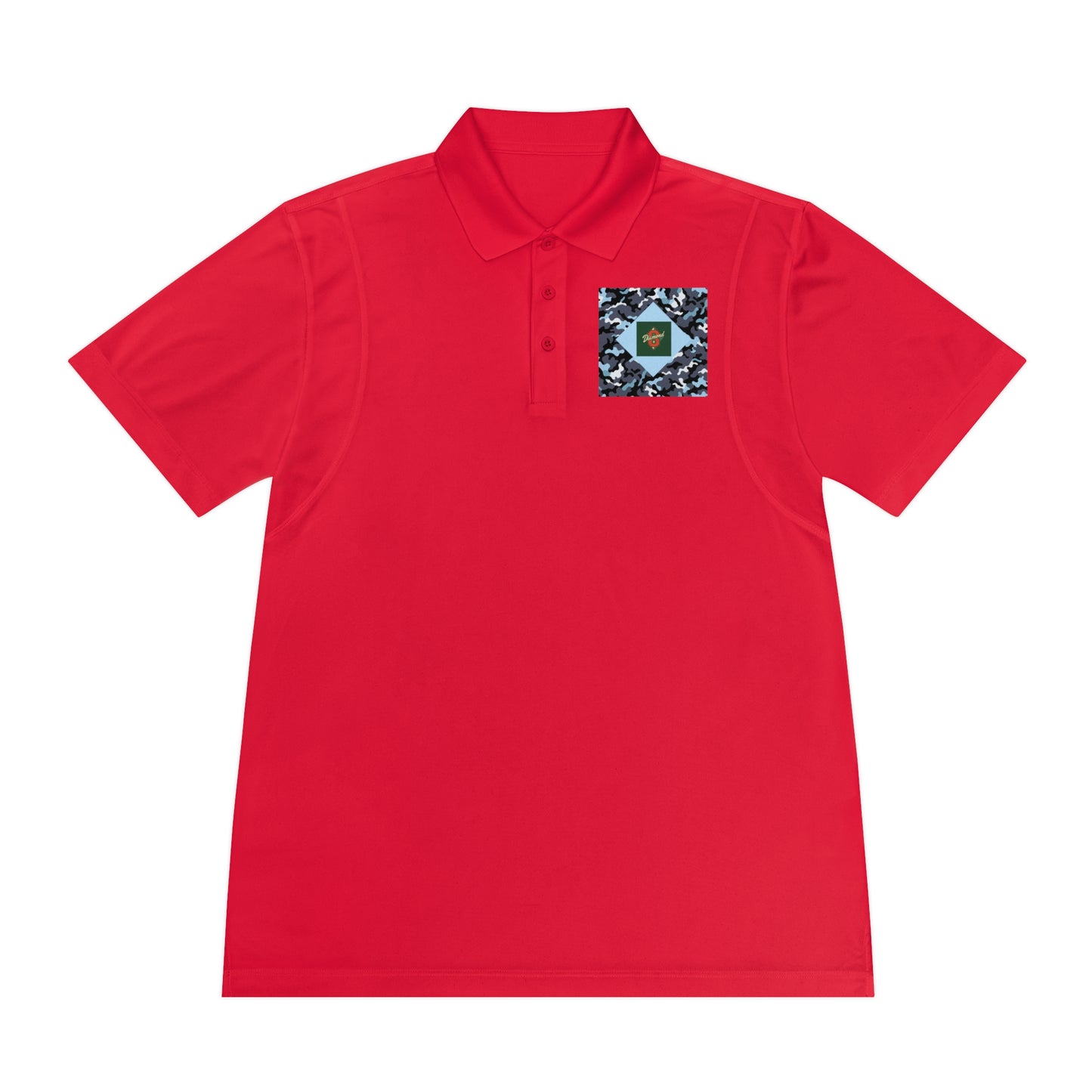Men's Sport Polo Shirt - Camo & Diamond 8
