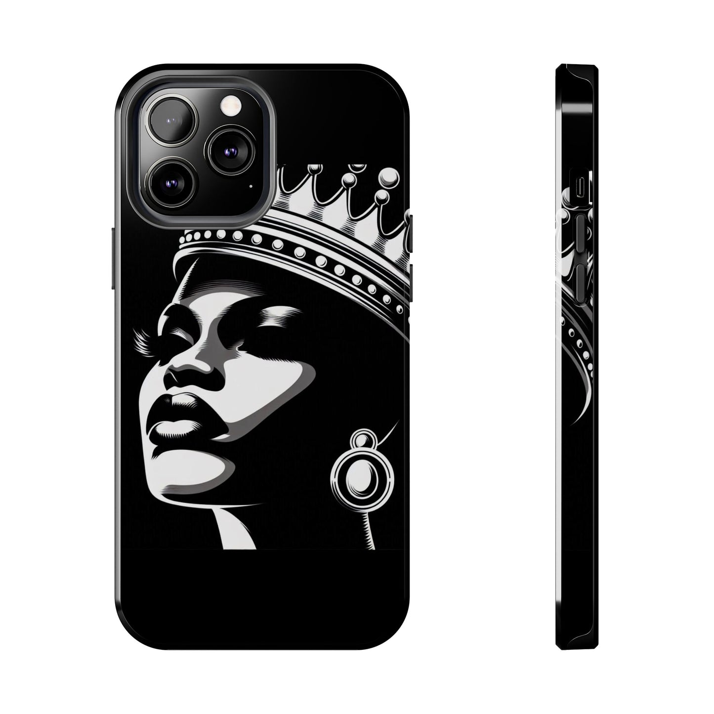Regal Queen Tough Phone Case, Stylish Phone Cover, Gift for Her, Birthday, Empowerment, Bold Statement, Durable Phone Accessory