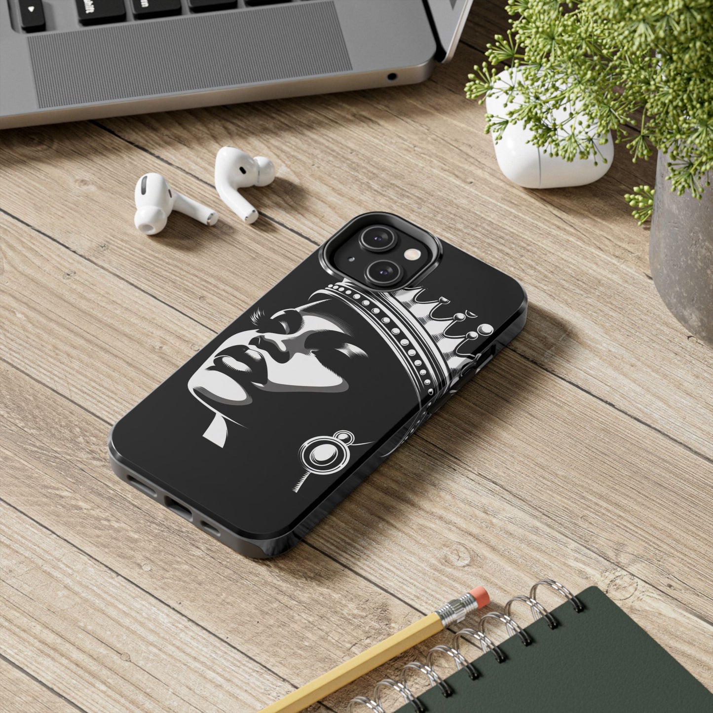 Regal Queen Tough Phone Case, Stylish Phone Cover, Gift for Her, Birthday, Empowerment, Bold Statement, Durable Phone Accessory