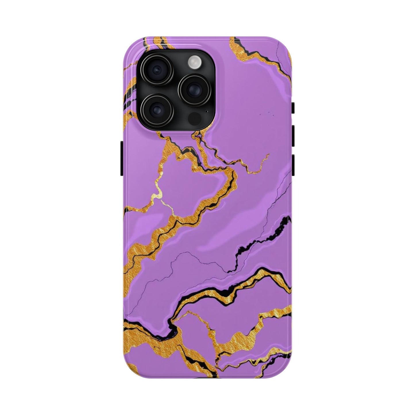 Stylish Tough Phone Cases with Purple Marble Design, Protective Phone Cases, Trendy Phone Accessories, Gift for Her, Unique Phone Cover