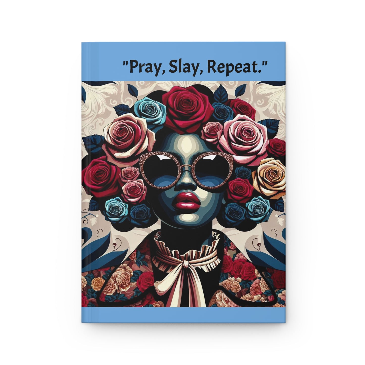 Copy of Inspirational Hardcover Journal - "Pray, Slay, Repeat" - Creative Writing & Self-Reflection
