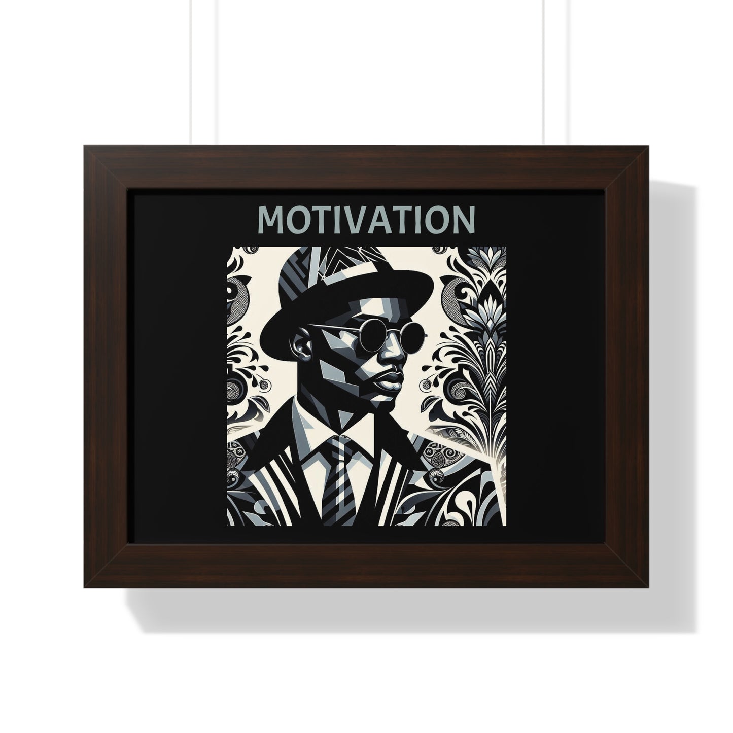 Motivational Framed Poster | Wall Art, Home Decor, Inspirational Gift, Office Decor, Modern Artwork