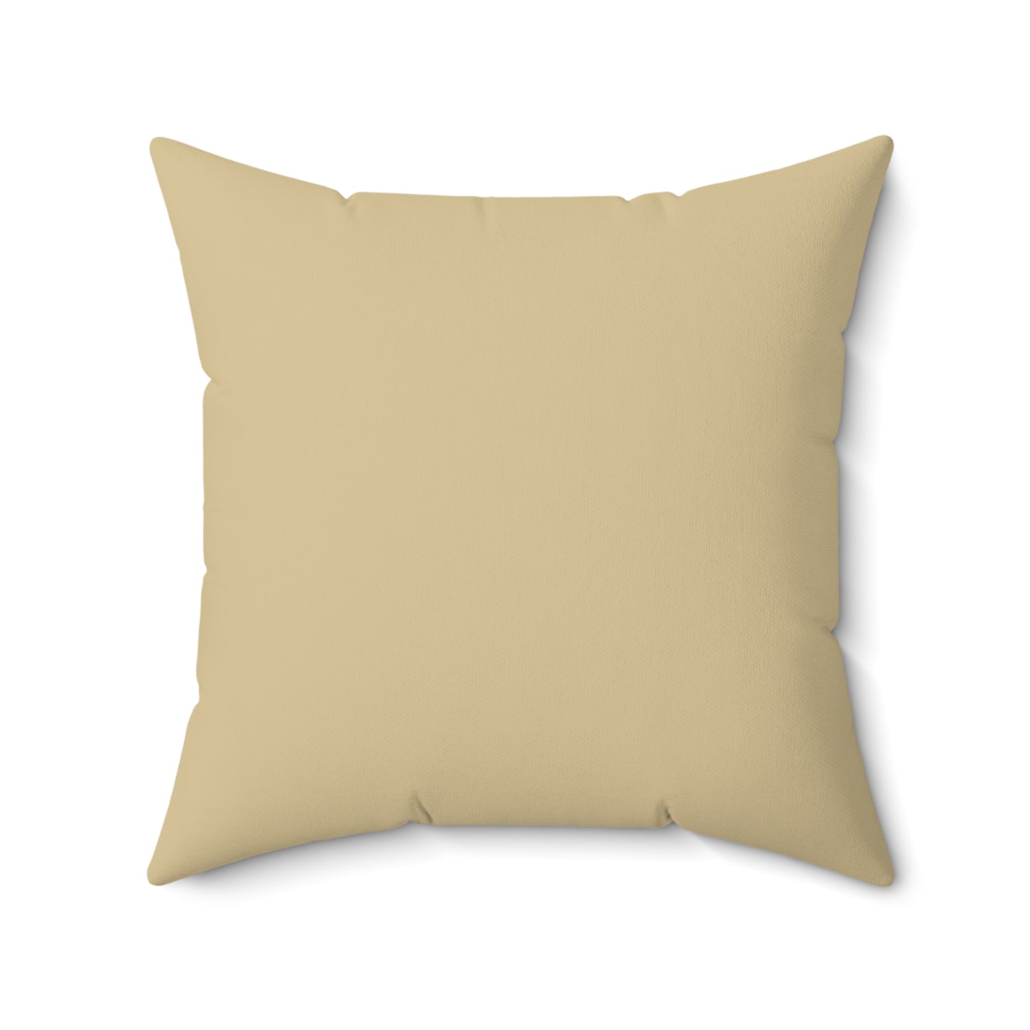 Vanilla Wheat Cozy Faux Suede Square Pillow, Soft Decorative Cushion for Home, Modern Living Room Decor, Gift for Housewarming, Weddings
