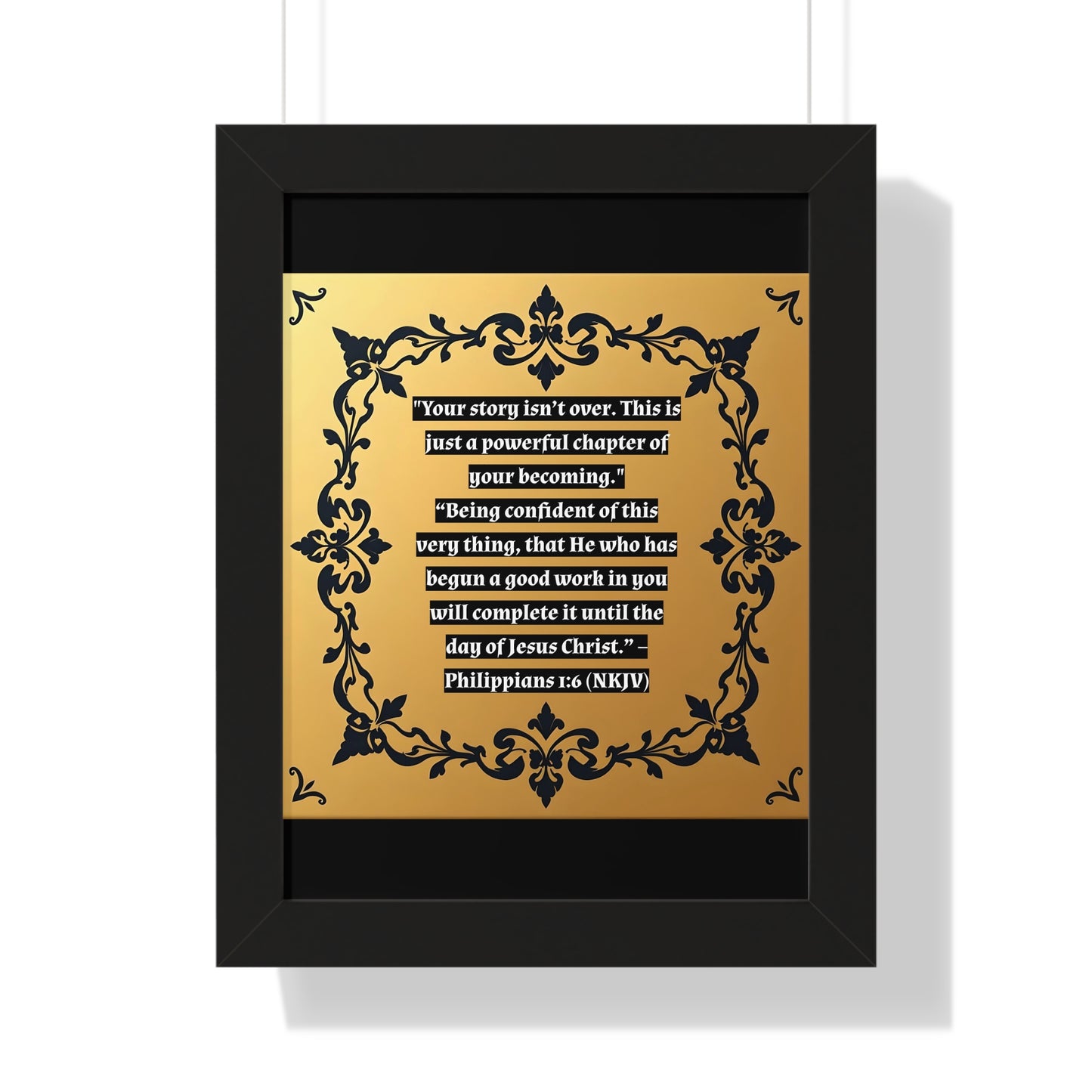 Vertical Poster - 'Your story isn't over' Wall Art