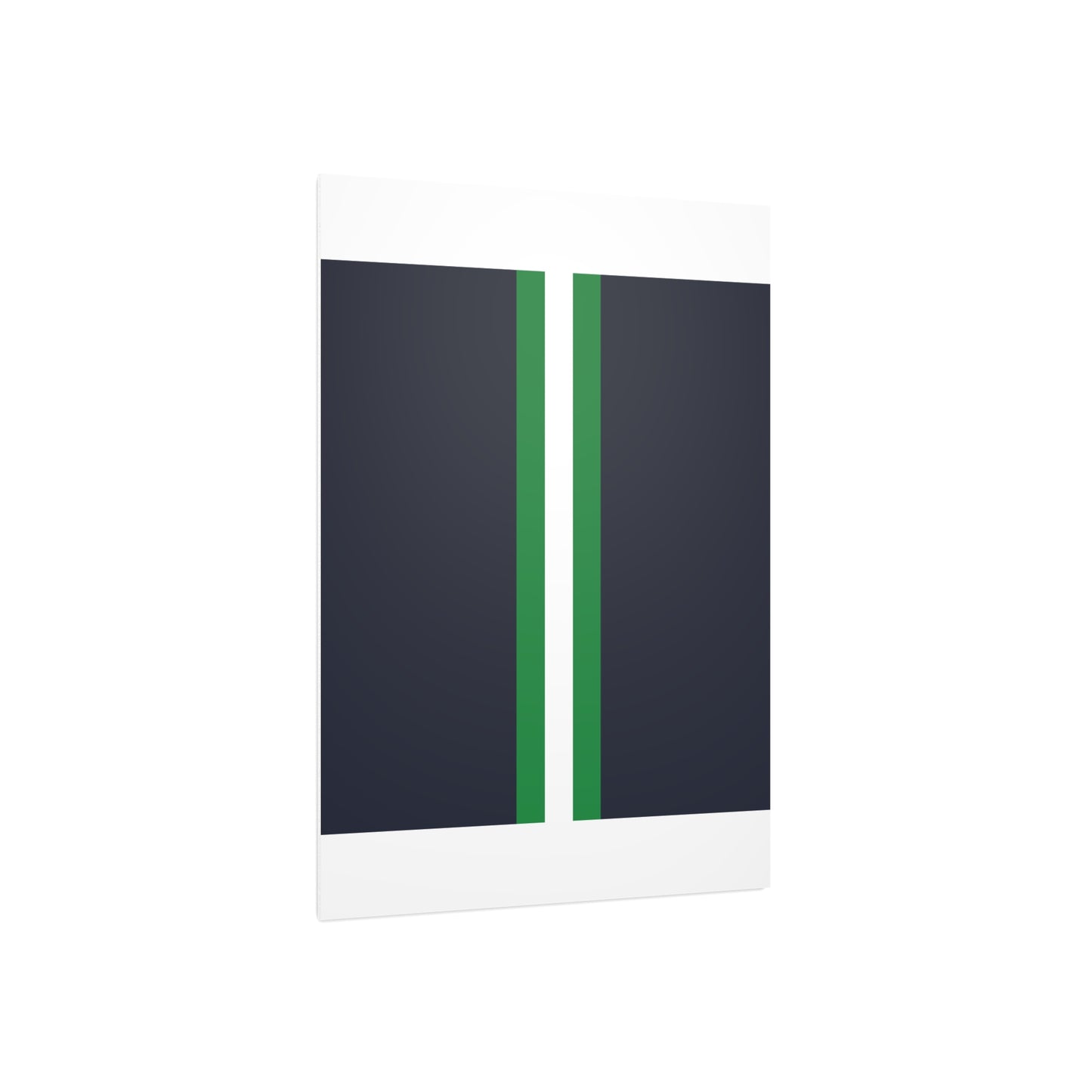 Lunar Midnight & Green-White Striped Foam Board Display, Wall Art Decor, Classroom Sign, Photo Background, Custom Art Board