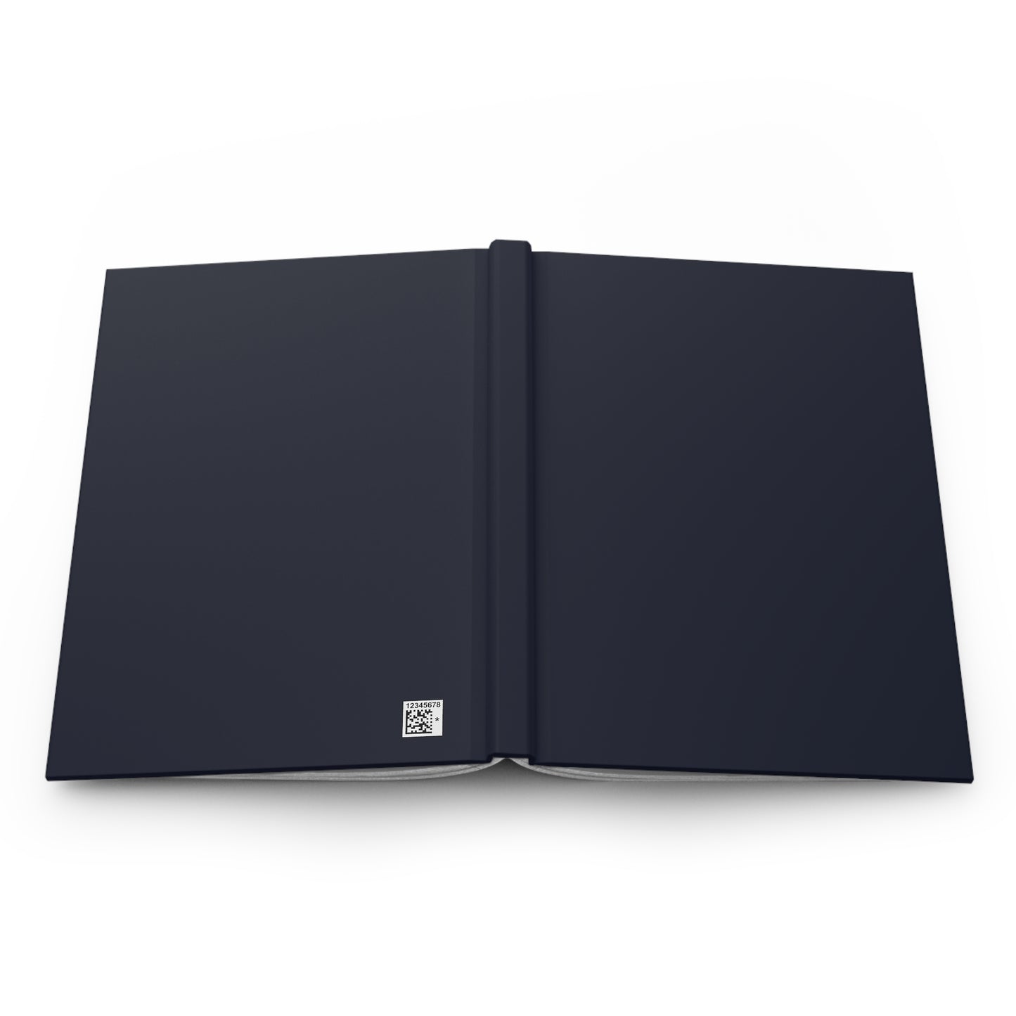Elegant Lunar Midnight Hardcover Journal for Writers, Daily Planner, Sketchbook, Gift Idea, Notebook, Black Matte Finish