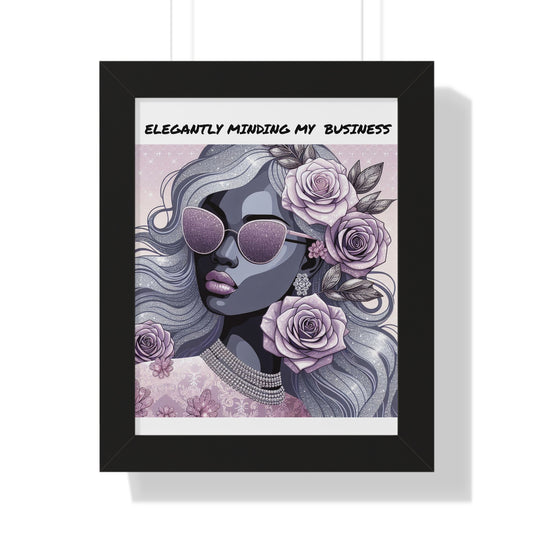 Elegant Business Minded Poster - Wall Art for Confident Women