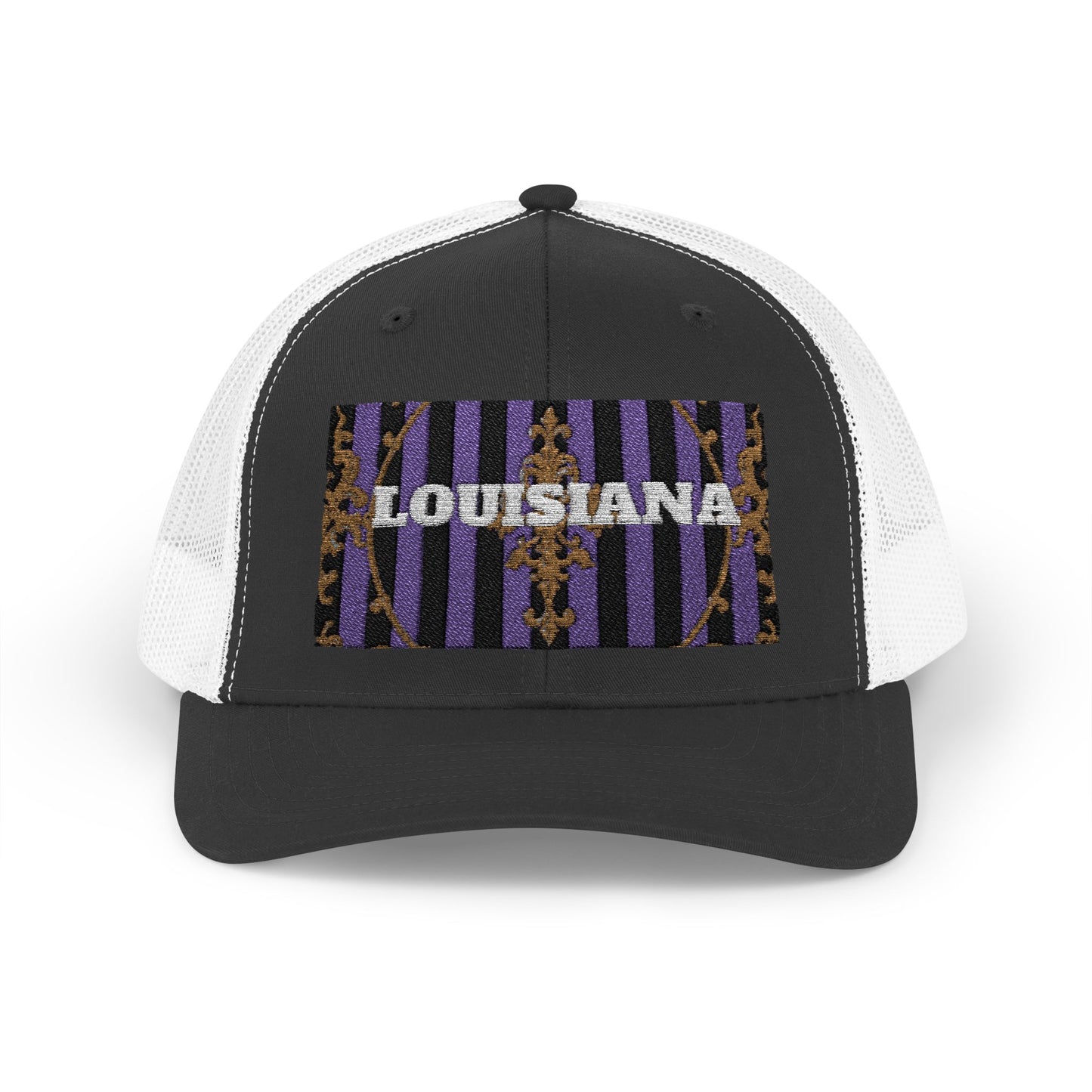 Louisiana Pride Snapback Trucker Cap | Festival Hat, Outdoor Accessory, Summer Style, Unique Gift for Travelers, Sports Enthusiasts