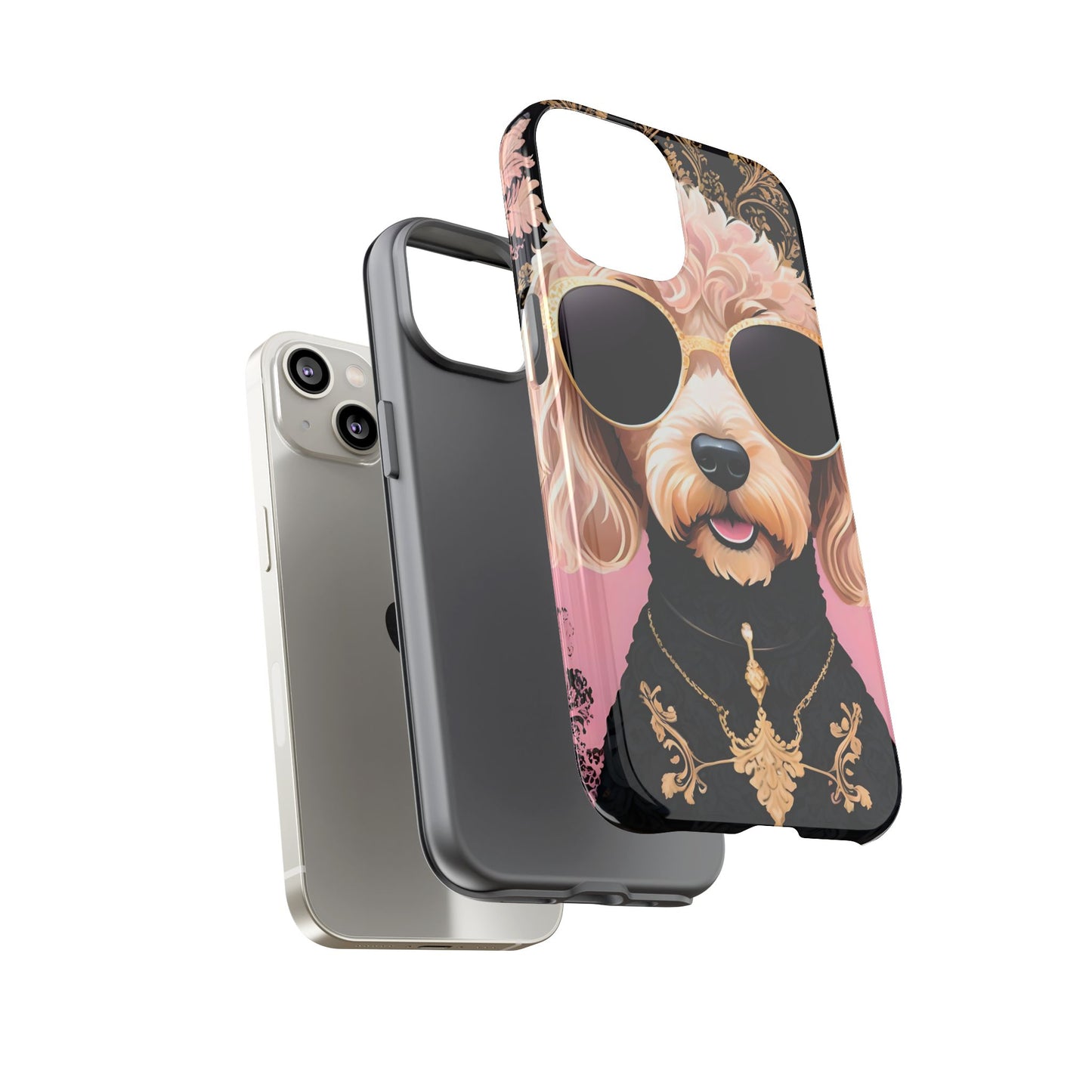 Phone Case - Golden Doodle In Sunglasses Tough Case