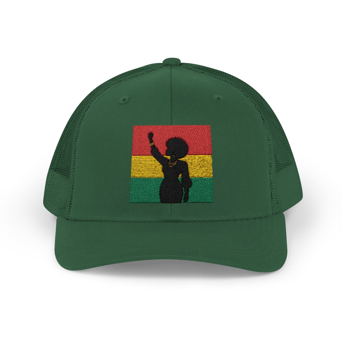 Silhouette Trucker Cap — Juneteenth Colors Snapback