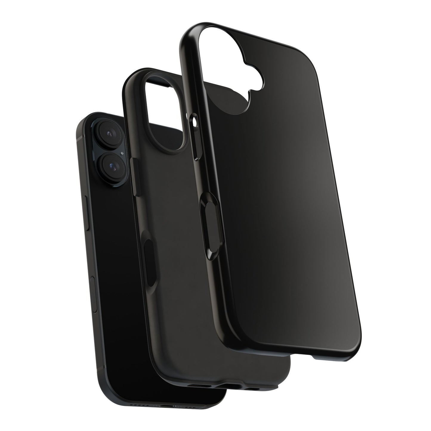 Durable Black Tough Phone Cases, Heavy-Duty Cell Phone Cover, Personalized Tech Protection, Gift for Him or Her, Everyday Protection